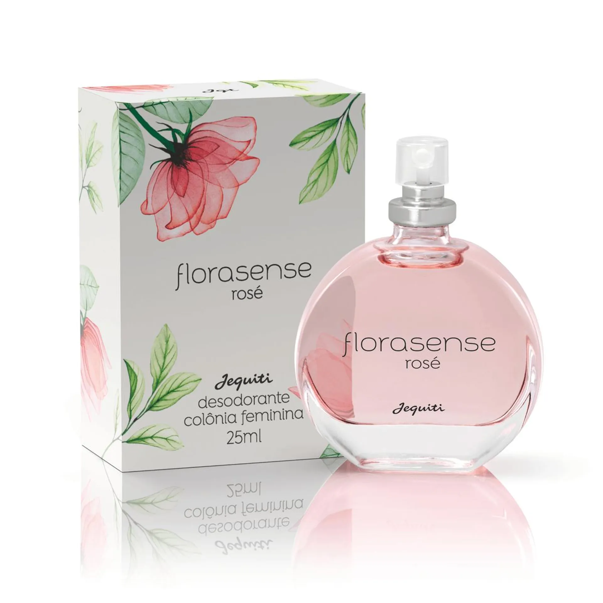 Florasense Rose Desodorante Colônia Feminina, 25 ml