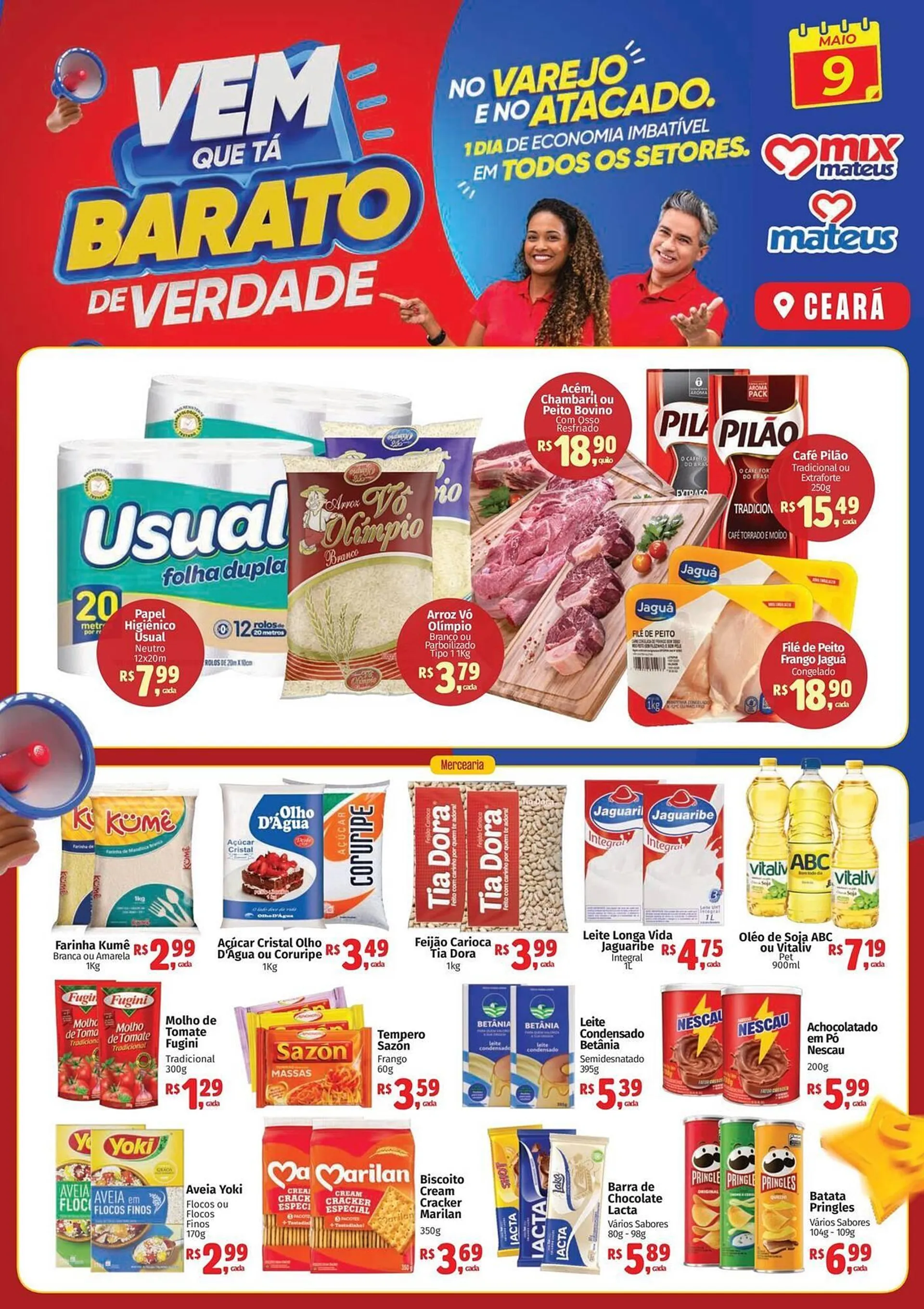 Encarte de Catálogo Supermercados Mateus 9 de maio até 9 de maio 2025 - Pagina 1