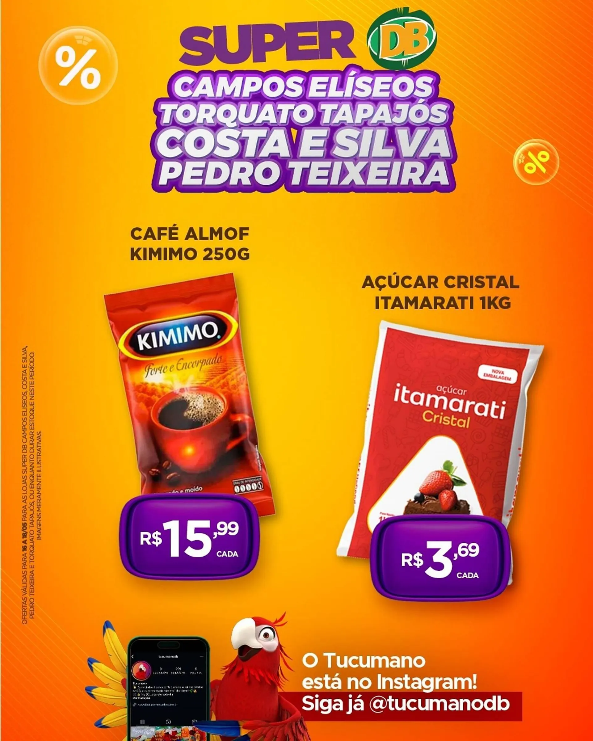 Encarte de Catálogo DB Supermercados 16 de maio até 18 de maio 2025 - Pagina 2