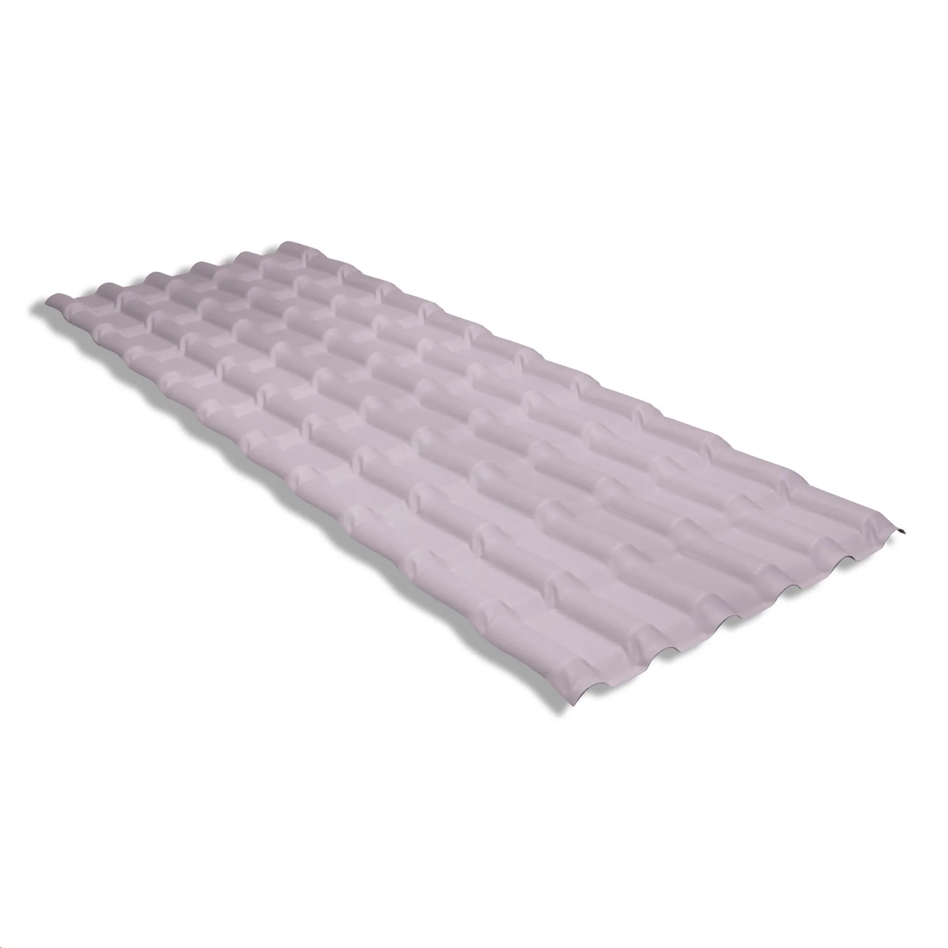 Telha Plan Ondulada Concreto 197x88cm Cinza - Eplast Telha