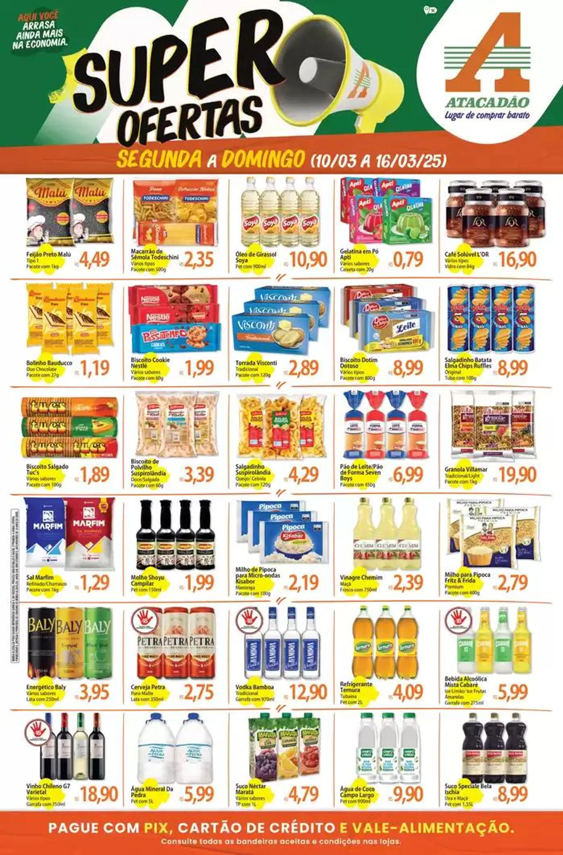 Encarte de Ofertas especiais para você 10 de março até 16 de março 2025 - Pagina 1