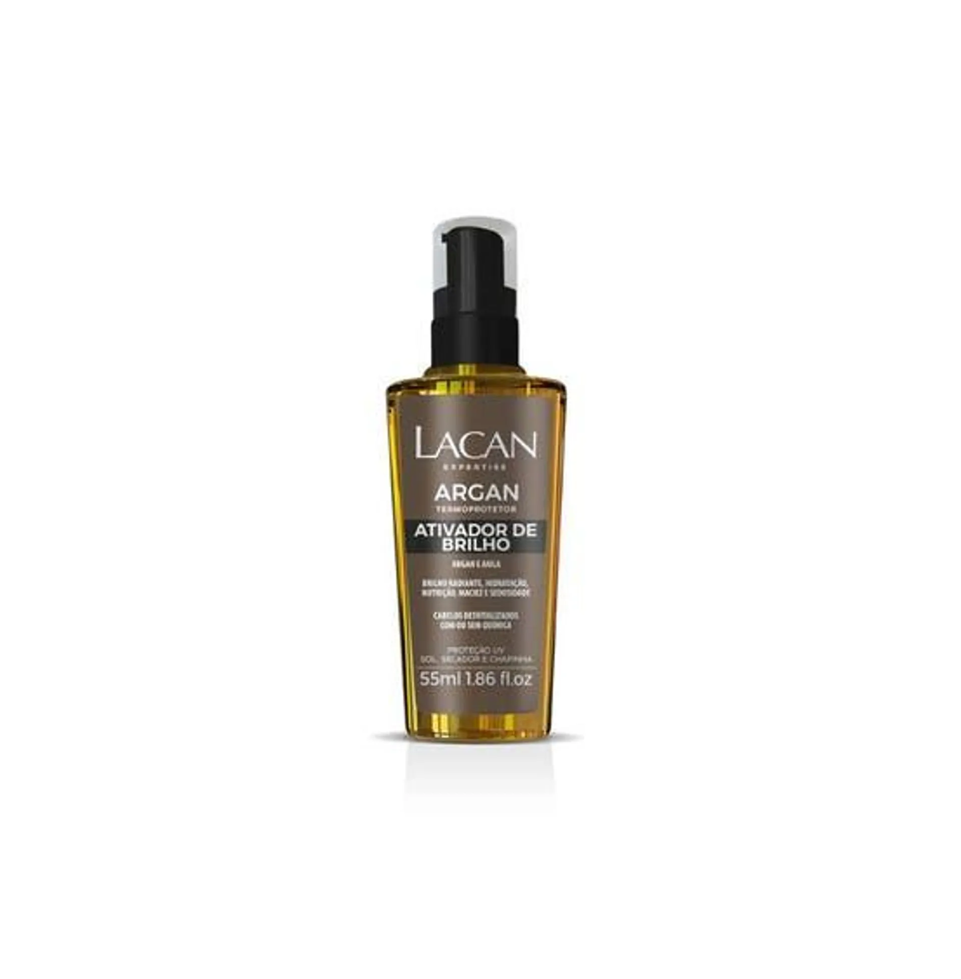 Reparador Capilar Lacan Ativador Brilho Argan 55ml