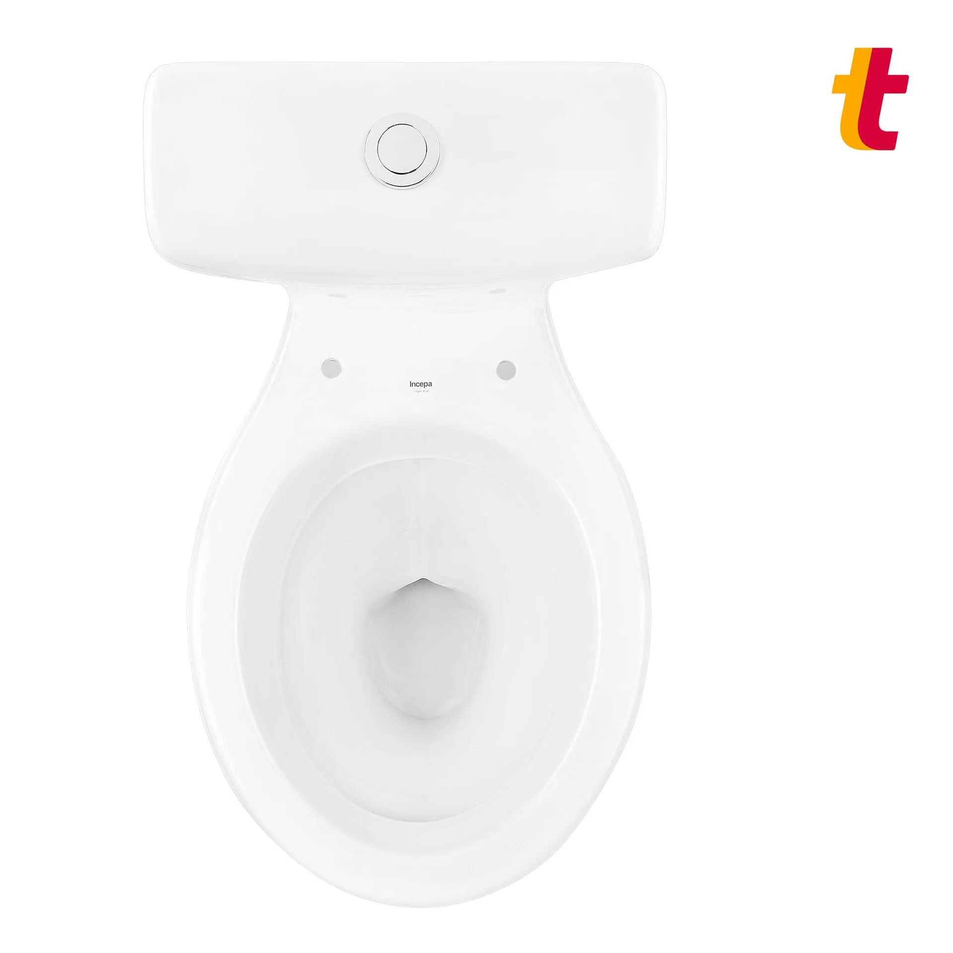 Vaso Sanitário com Caixa Acoplada 3/6L ZIP Branco Incepa