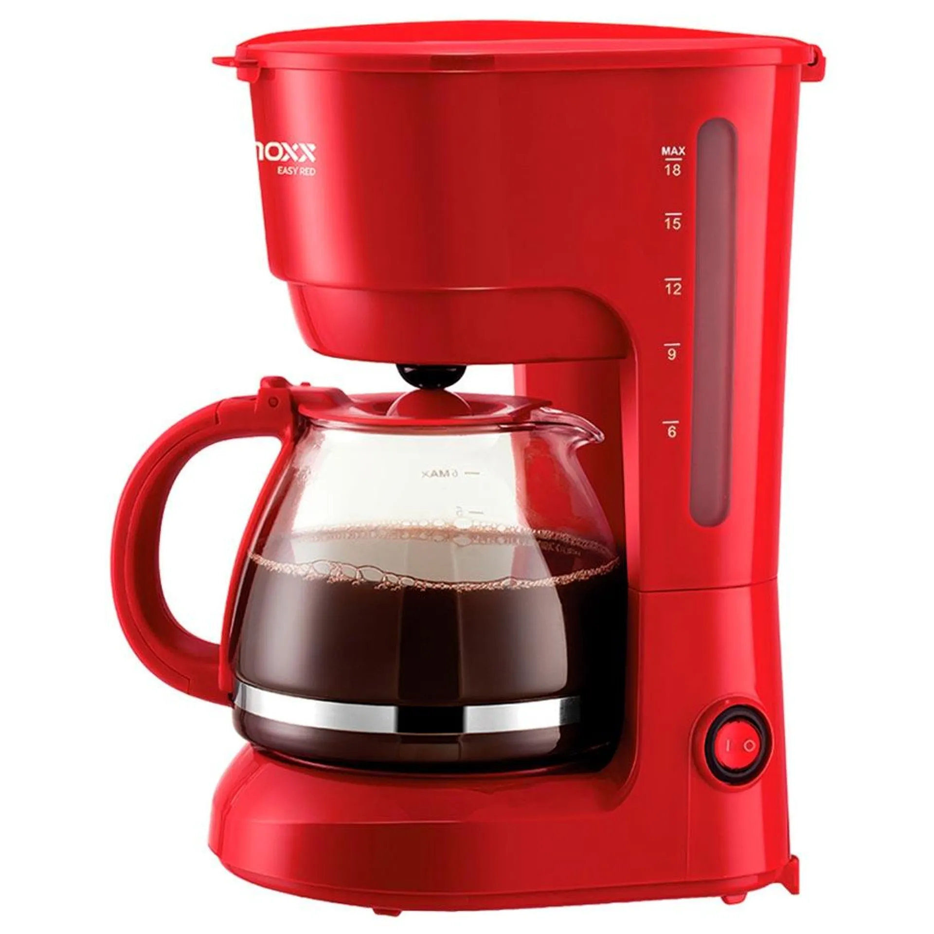 Cafeteira Elétrica 18 Xícaras Lenoxx Easy Red PCA019 Vermelha 127V