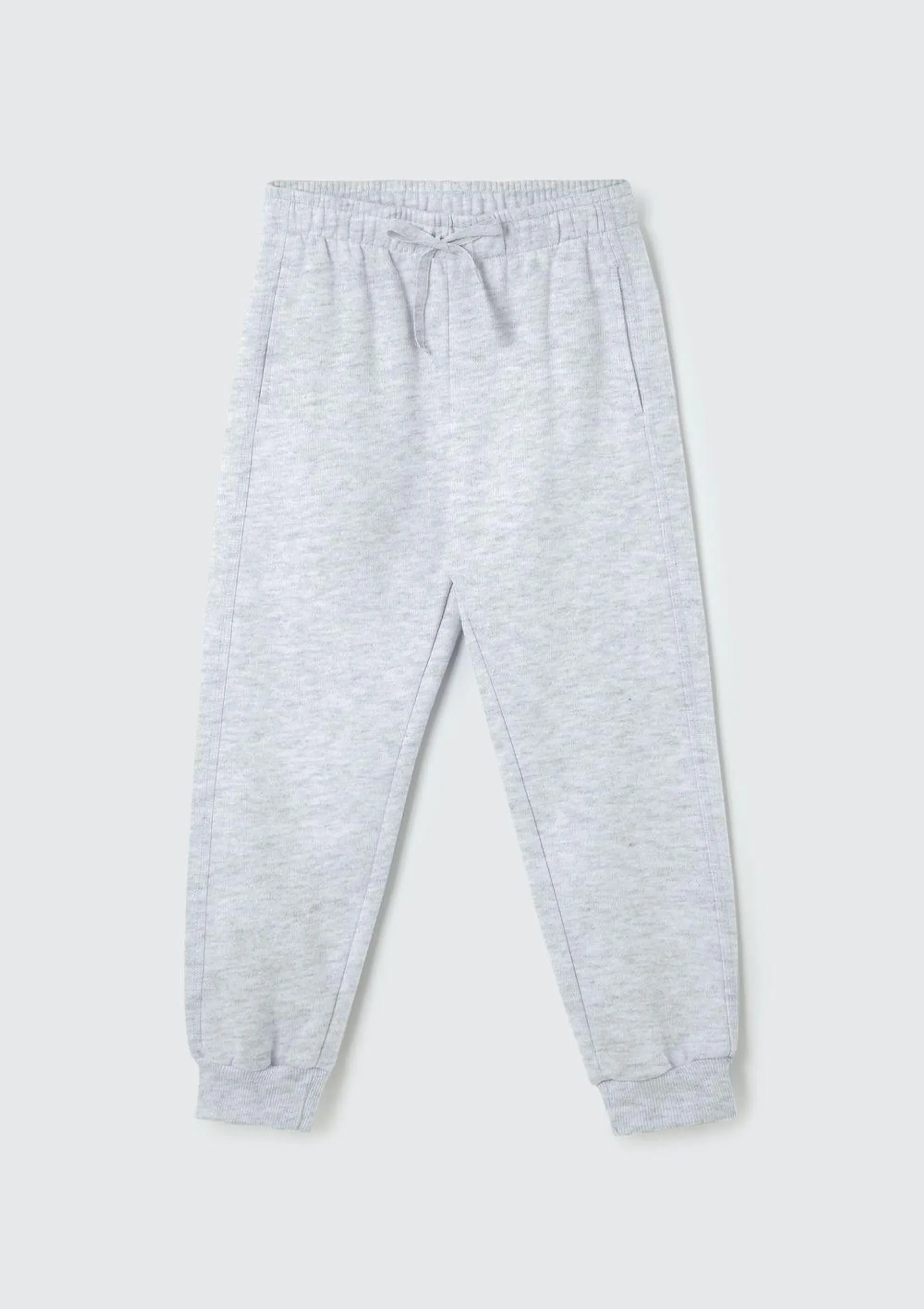 Calça Básica Infantil Unissex Jogger - Cinza