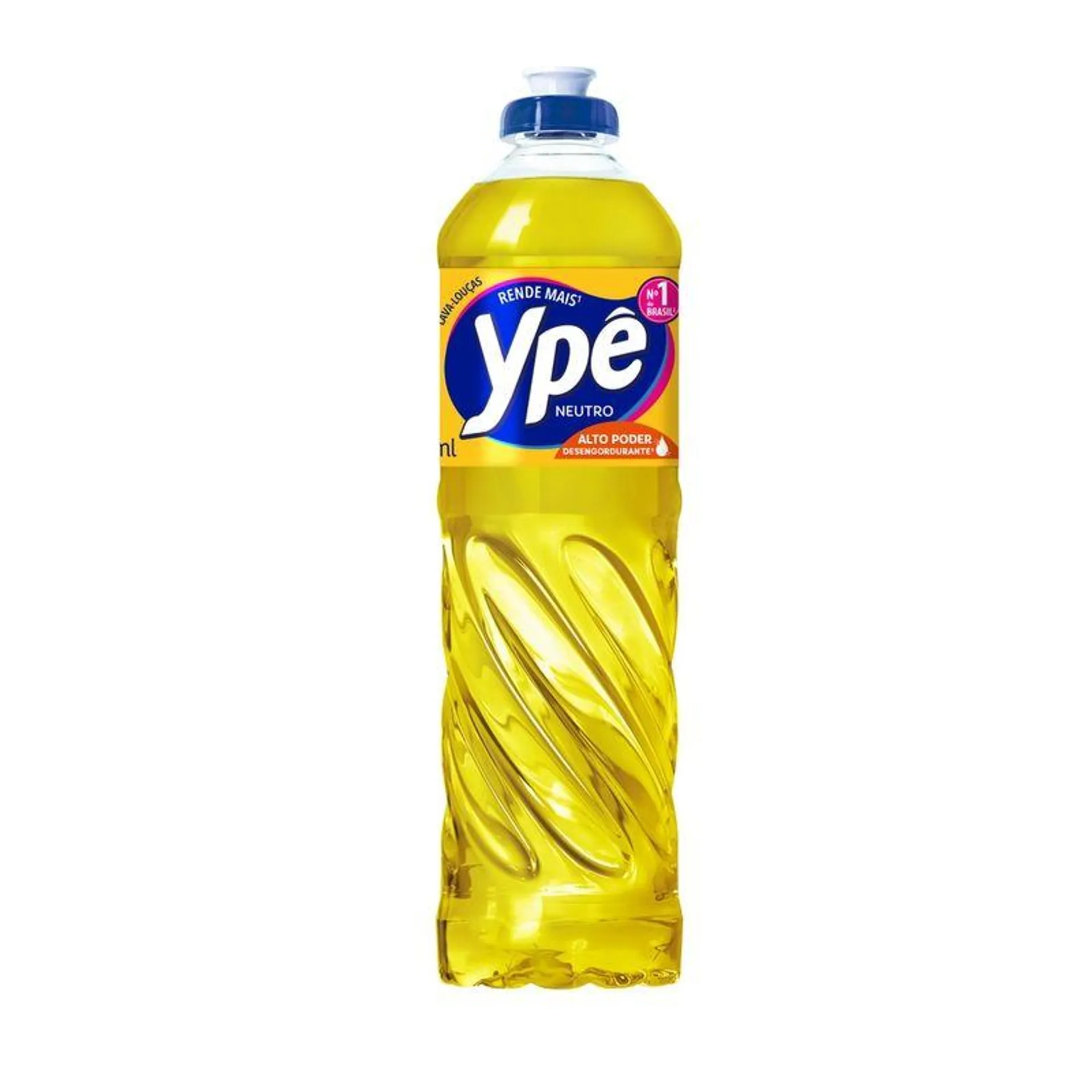 Detergente Líquido Ypê Neutro Amarelo 500ml