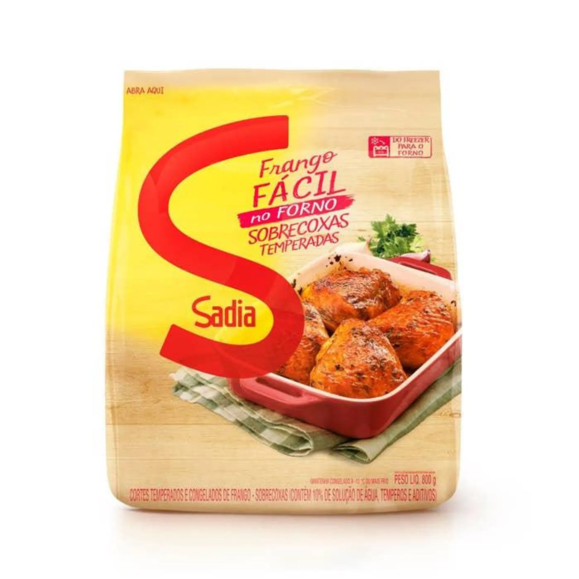 Sobrecoxa De Frango Sadia Fácil 800g