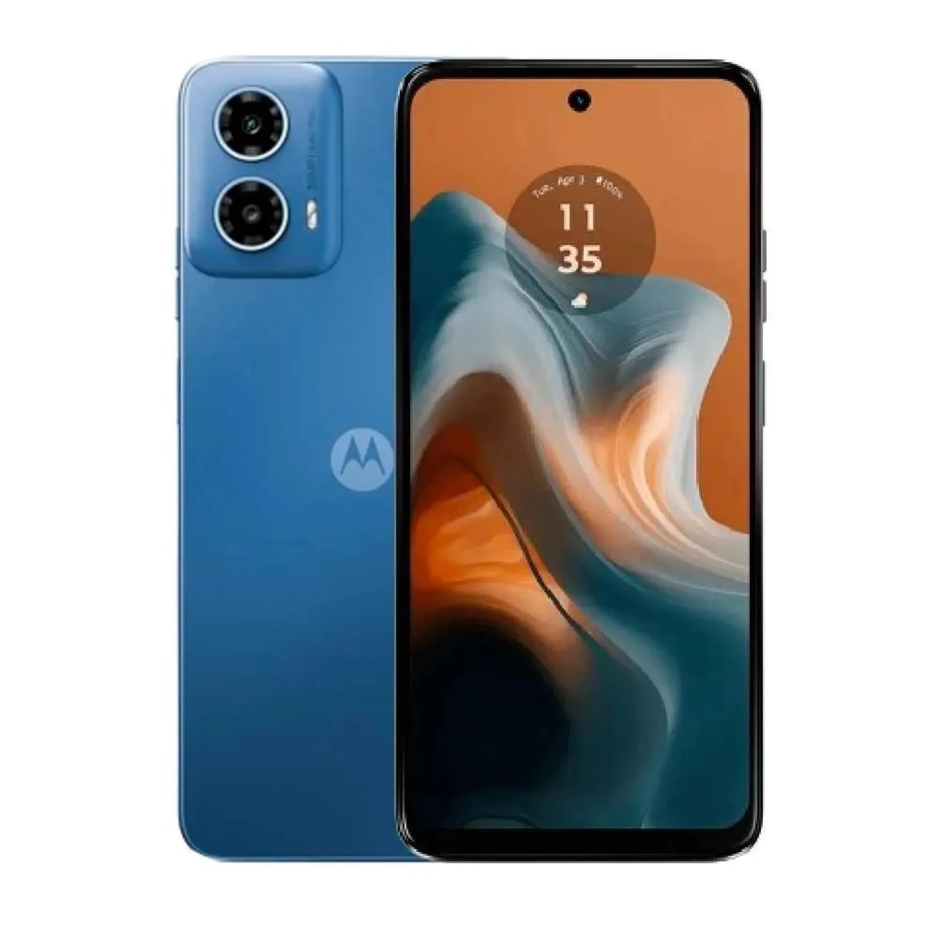 Celular Smartphone Motorola G34 5G Snapdragon 695 4Gb Ram 128Gb - Azul