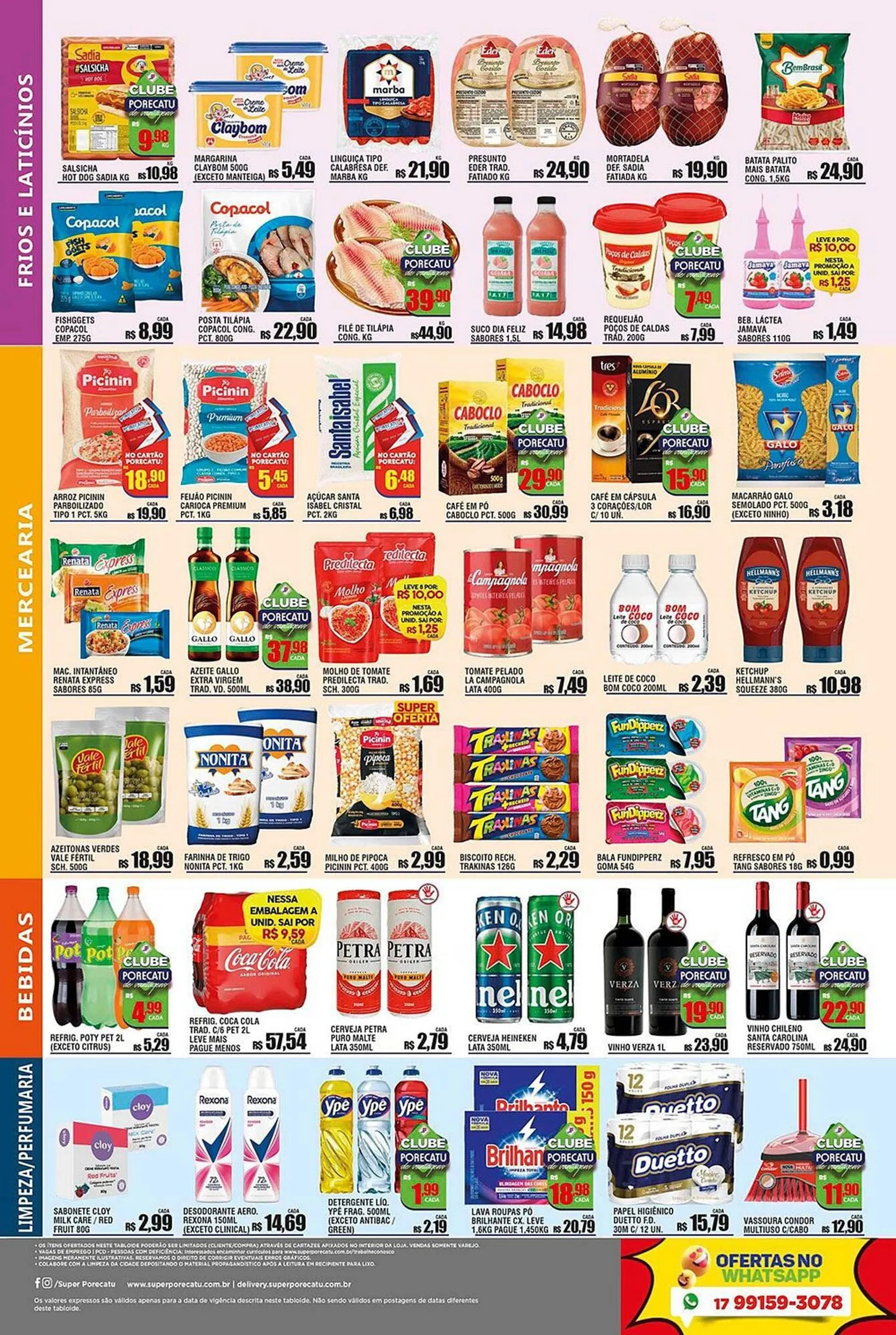 Encarte de Catálogo Supermercado Porecatu 19 de maio até 21 de maio 2025 - Pagina 2