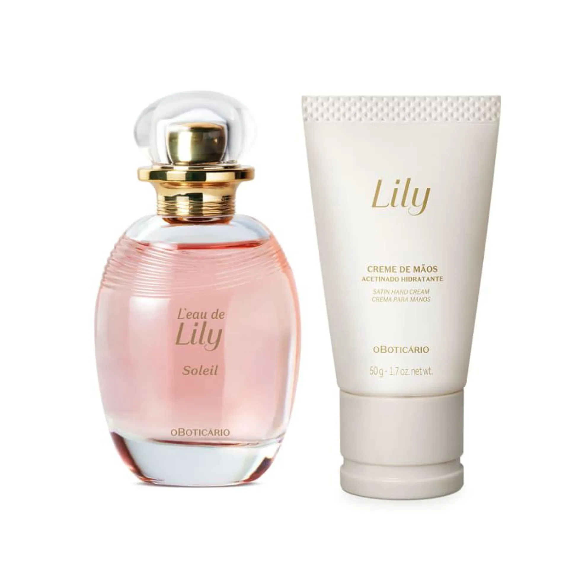 Combo Presente Lily: Desodorante Colônia 75ml + Creme de Mãos 50g