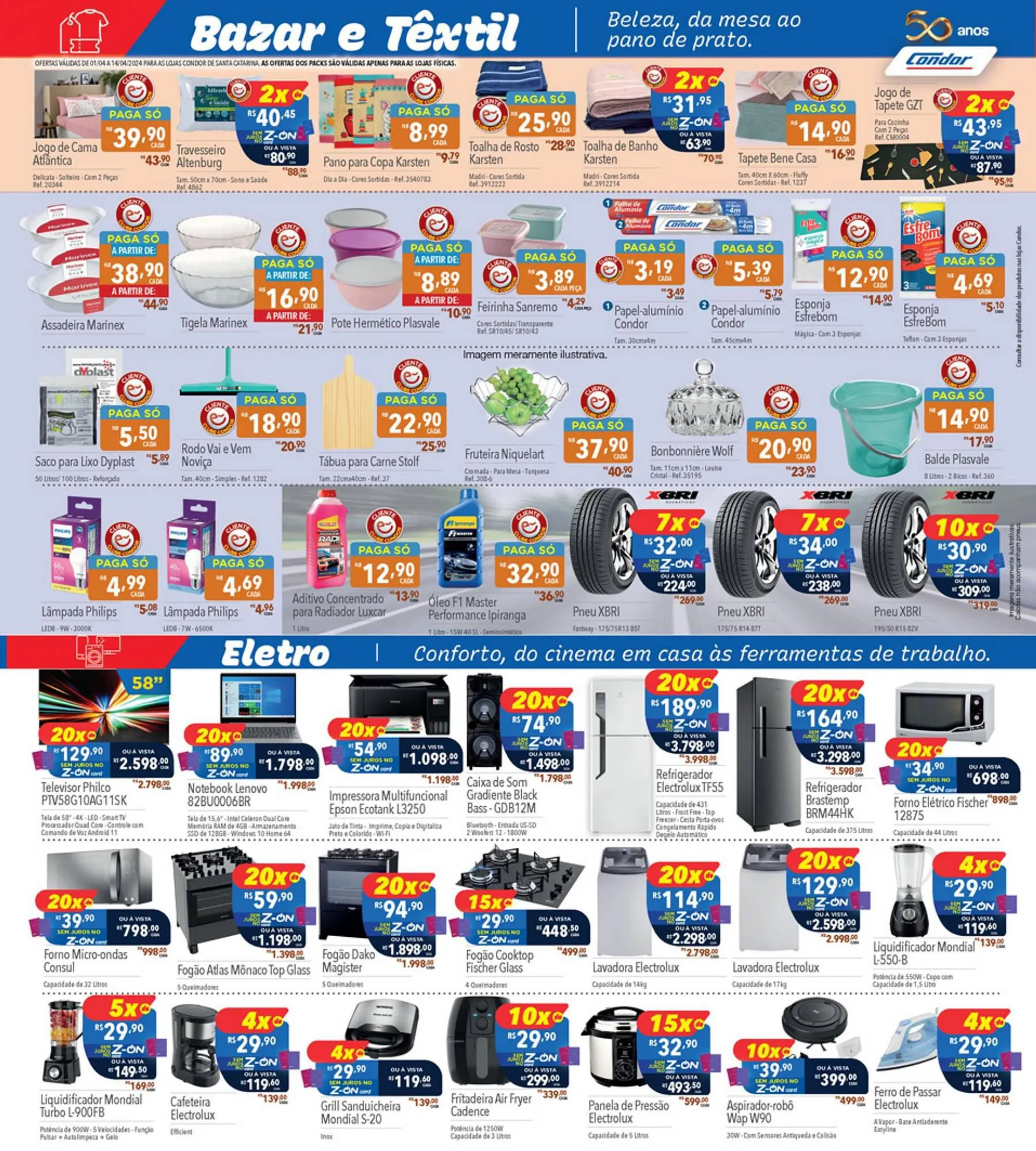 Encarte de Catálogo Supermercados Condor 2 de abril até 14 de abril 2024 - Pagina 16