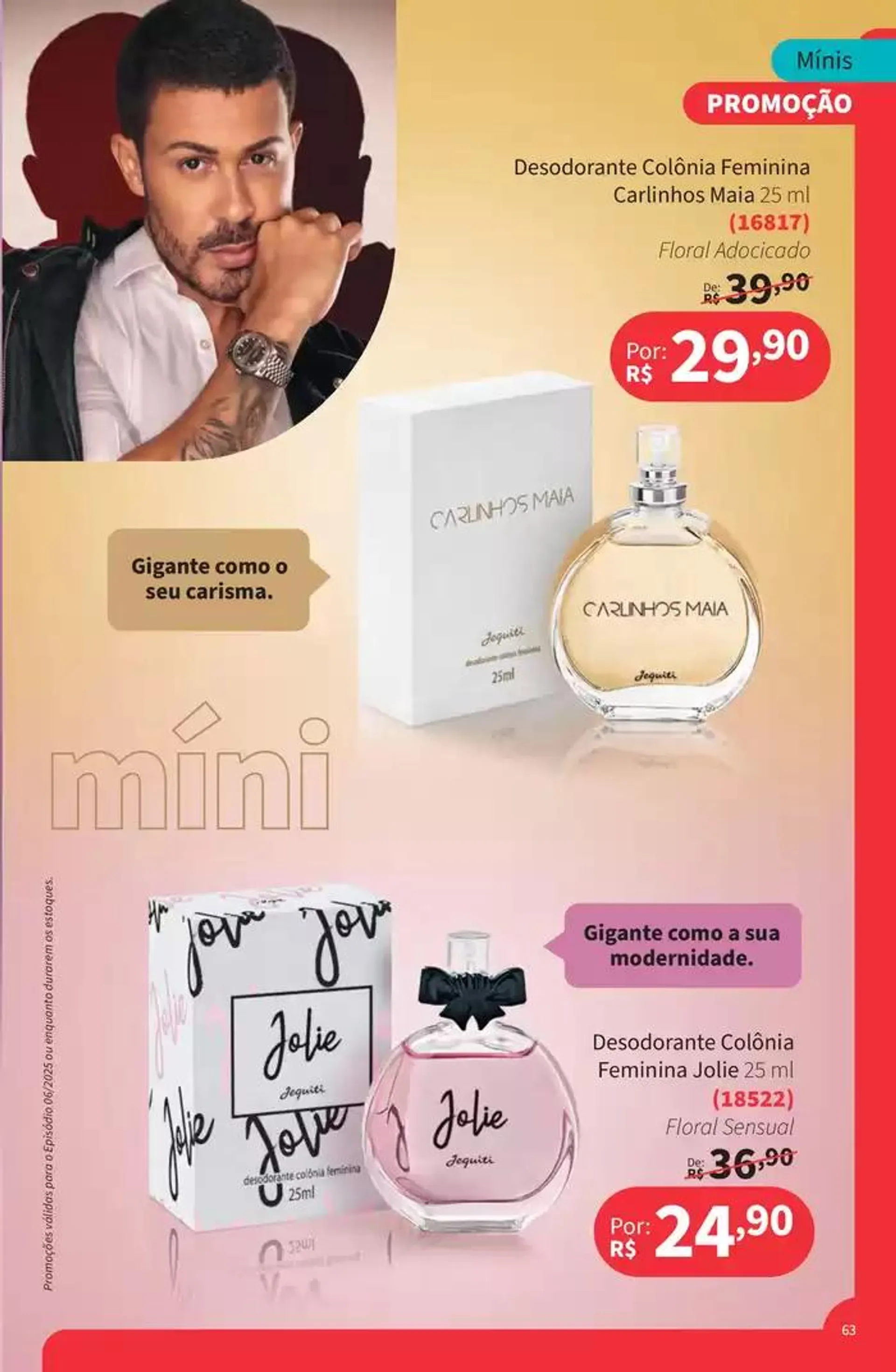 Encarte de Encarte Jequiti 17 de abril até 30 de junho 2025 - Pagina 63