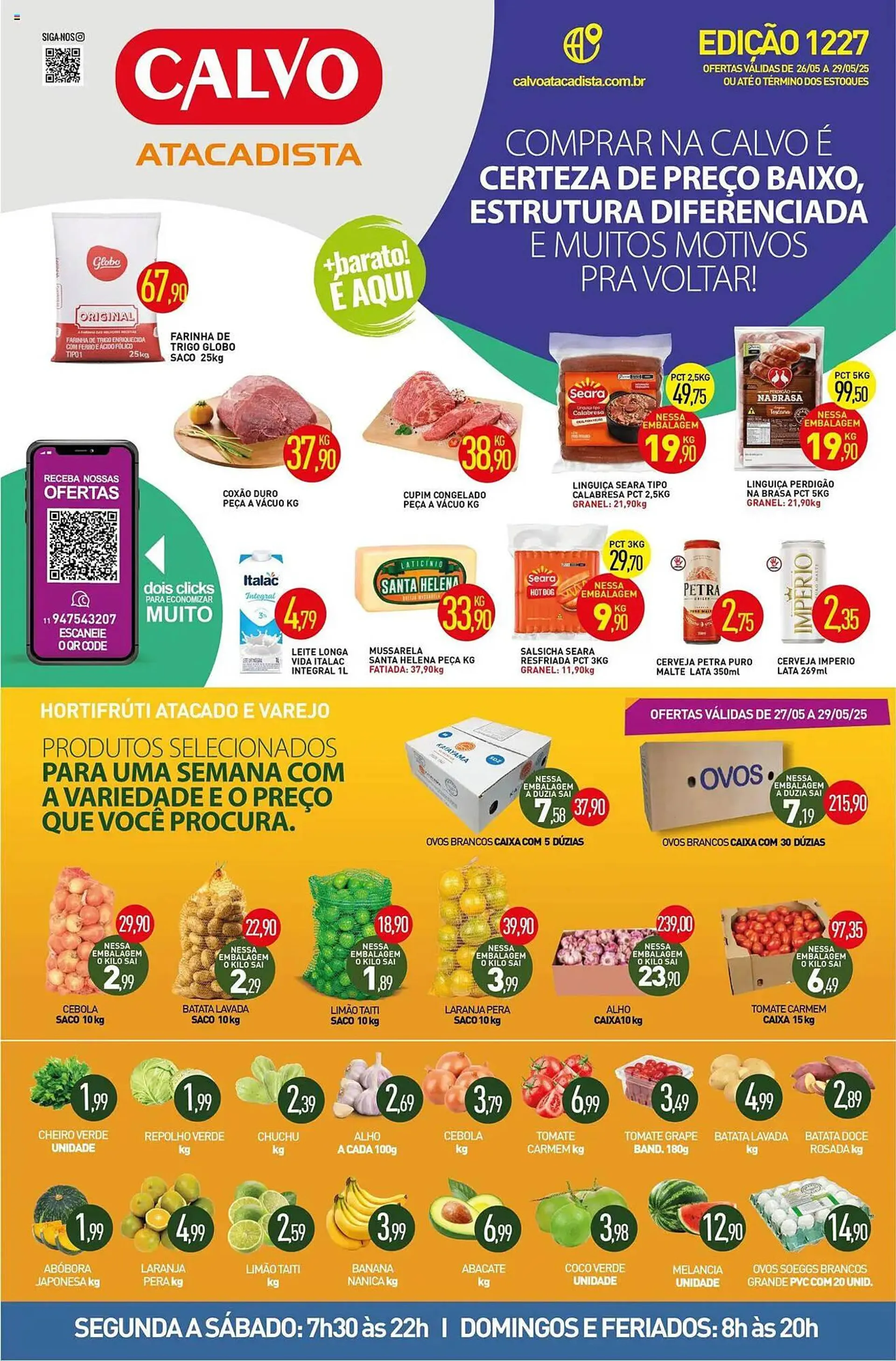 Encarte de Catálogo Calvo Atacadista 26 de maio até 29 de maio 2025 - Pagina 1