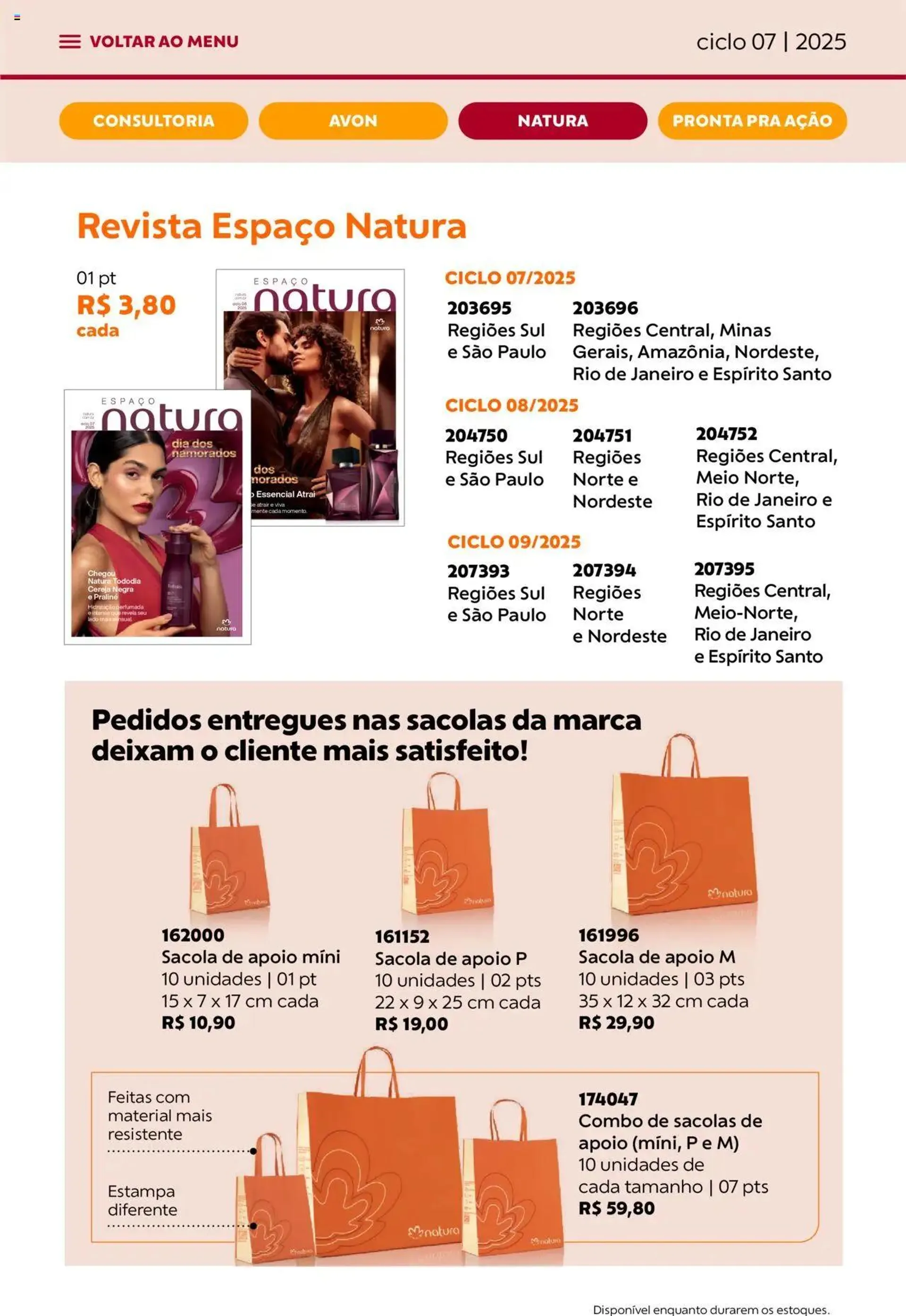 Encarte de Avon - Campanha 07: Minha Consultoria 3 de abril até 1 de maio 2025 - Pagina 87