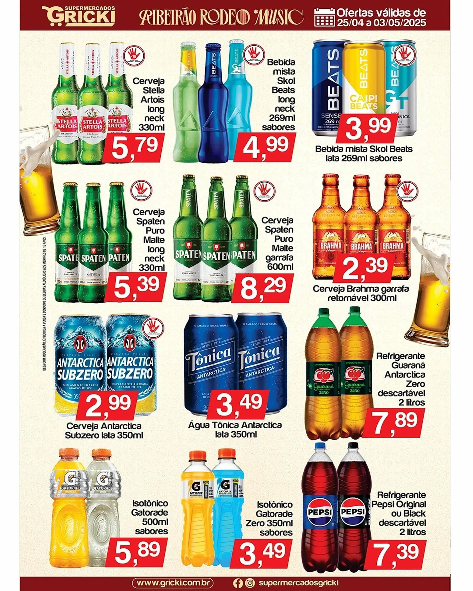 Encarte de Catálogo Supermercados Gricki 24 de abril até 3 de maio 2025 - Pagina 2