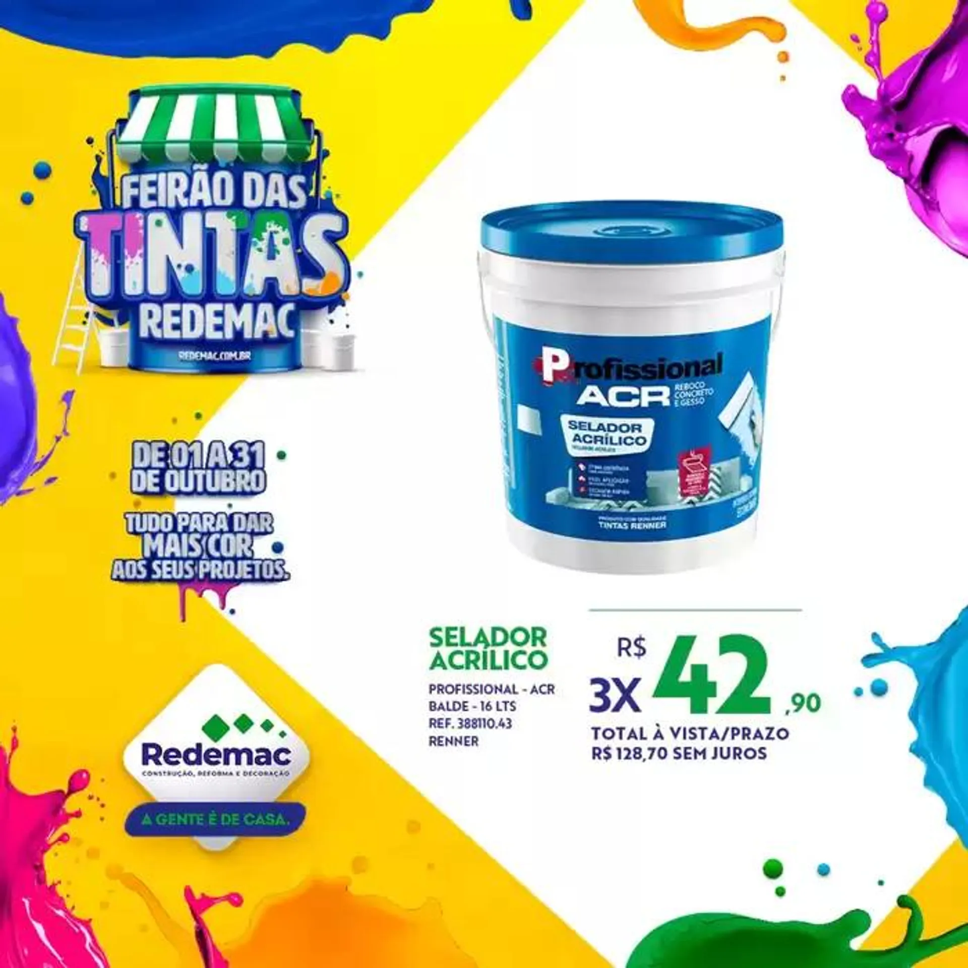 Feirão Das Tintas Redemac - 1