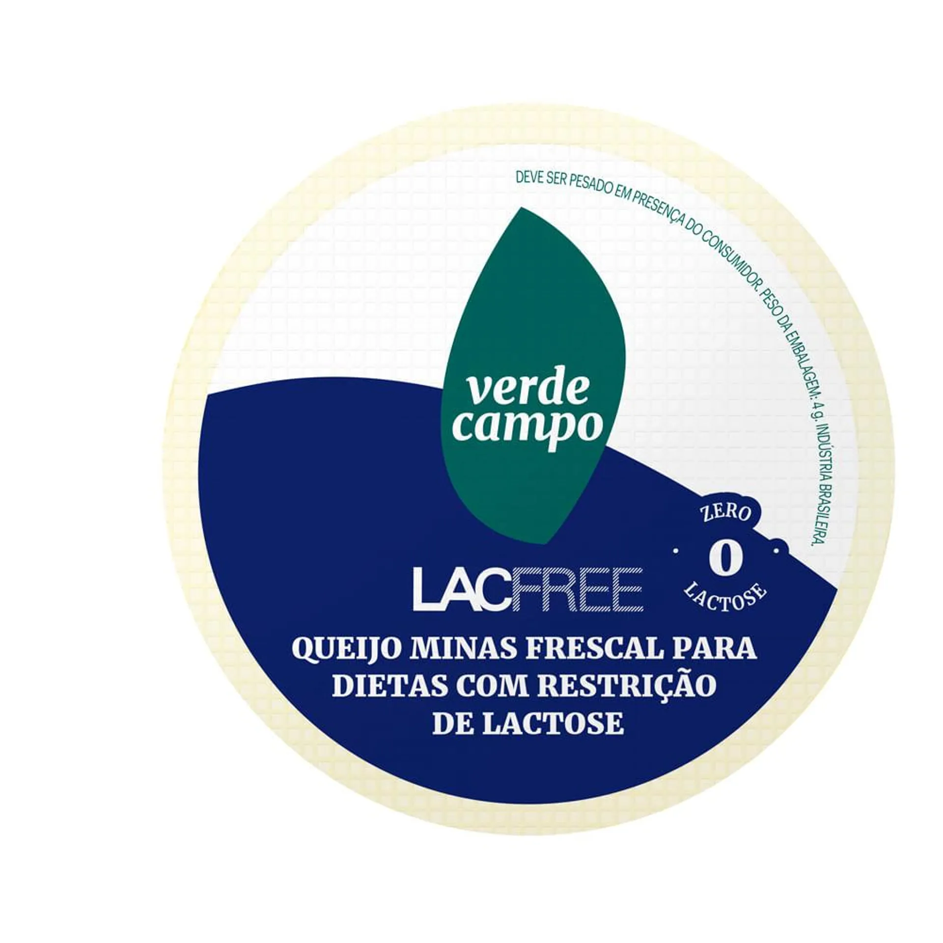 Queijo Minas Frescal Lacfree 270g Sem Lactose