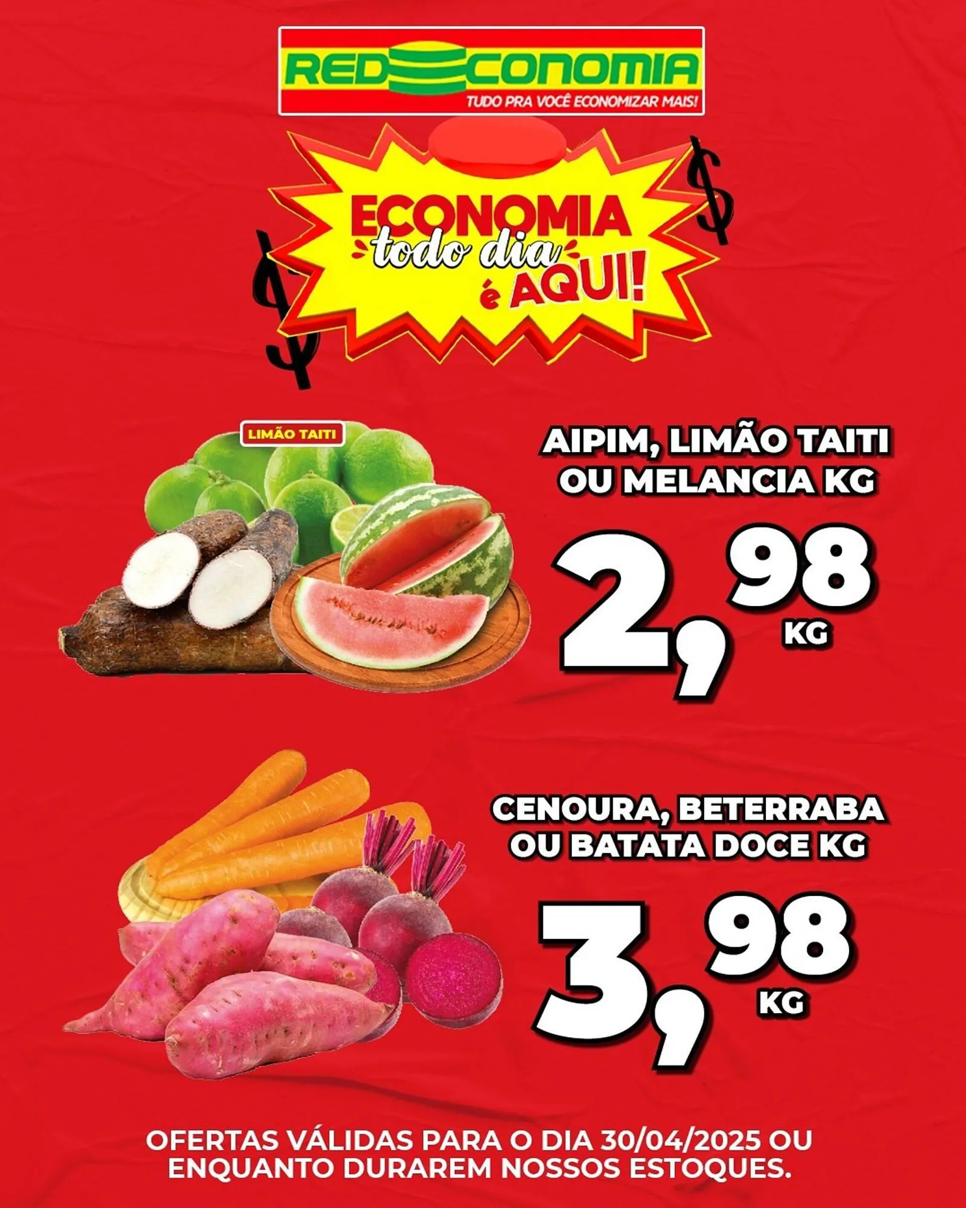 Encarte de Catálogo Rede Economia 29 de abril até 30 de abril 2025 - Pagina 3