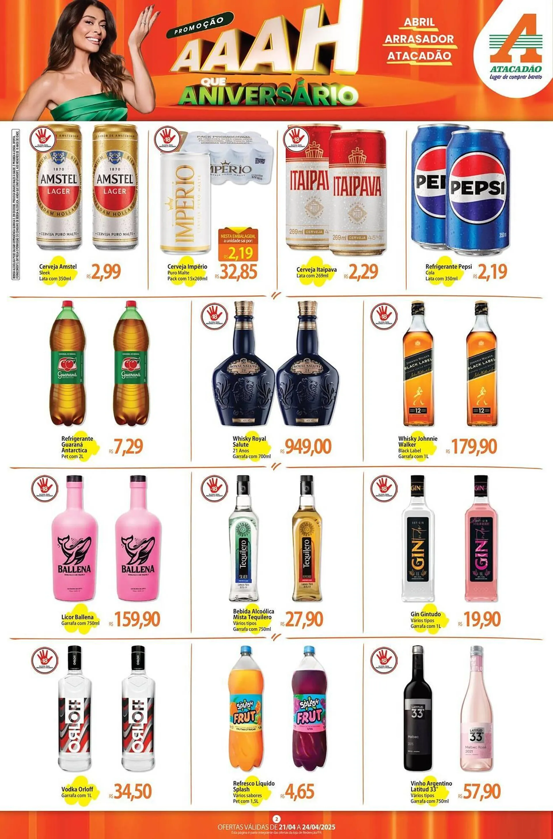 Encarte de Catálogo Atacadão 22 de abril até 24 de abril 2025 - Pagina 2