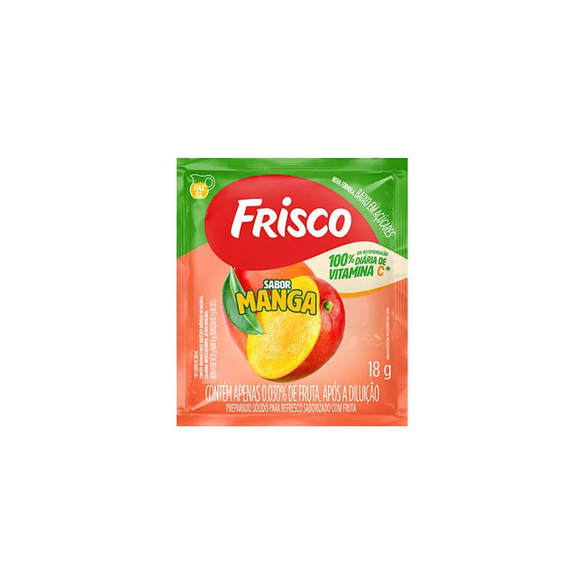 Refresco em Pó Frisco Manga 18g