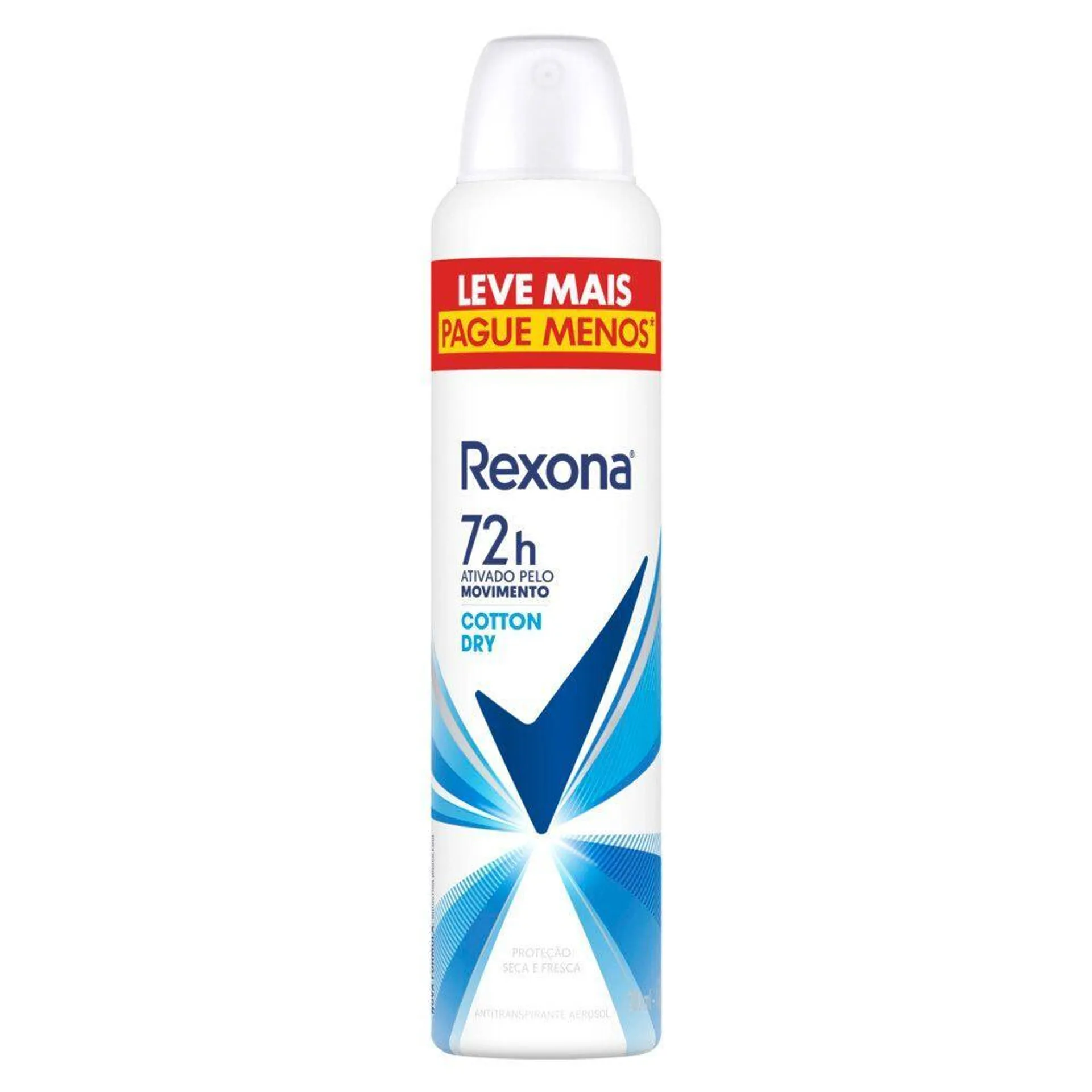 Antitranspirante Aerosol Feminino Rexona Cotton Dry 250ml