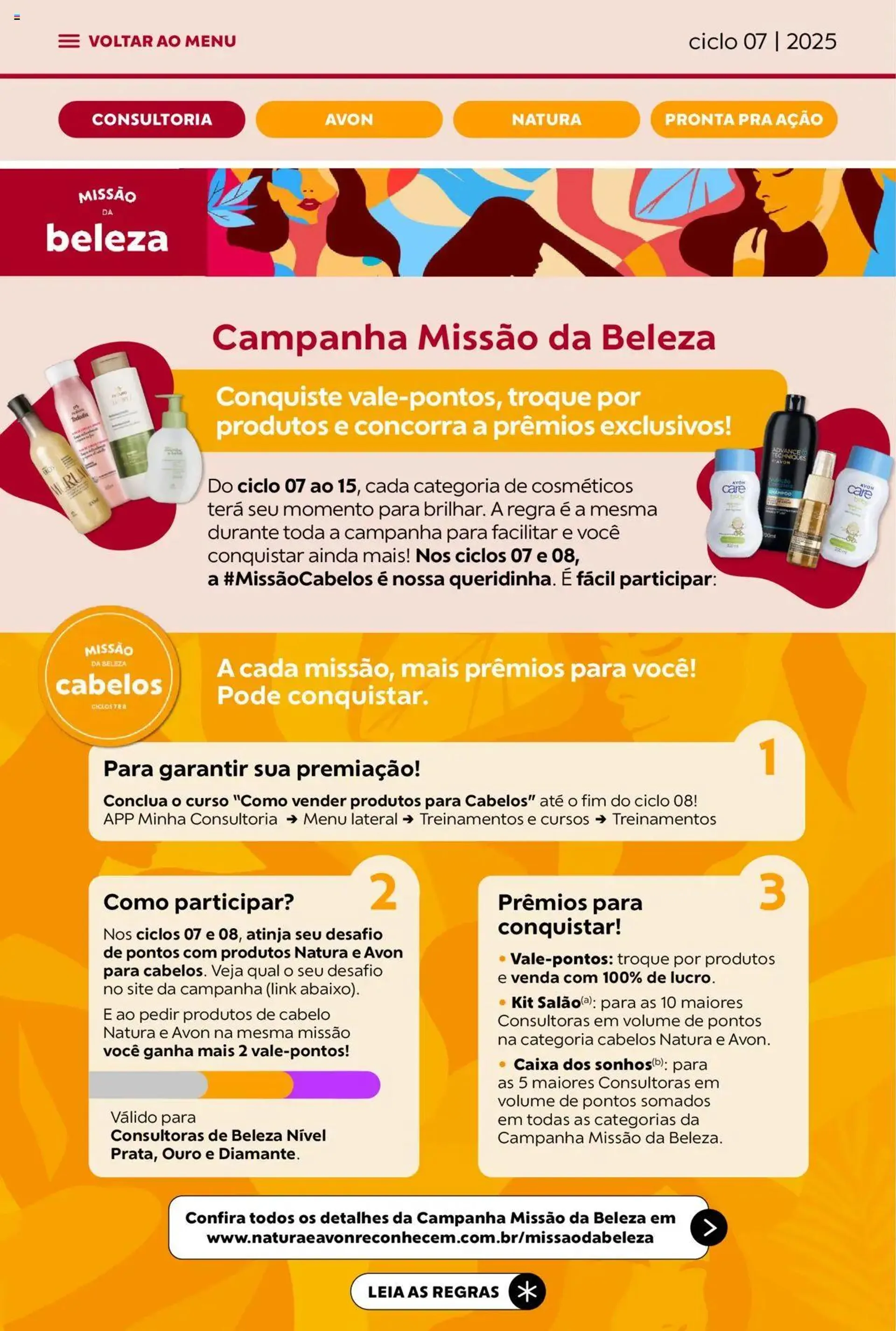 Encarte de Avon - Campanha 07: Minha Consultoria 3 de abril até 1 de maio 2025 - Pagina 7