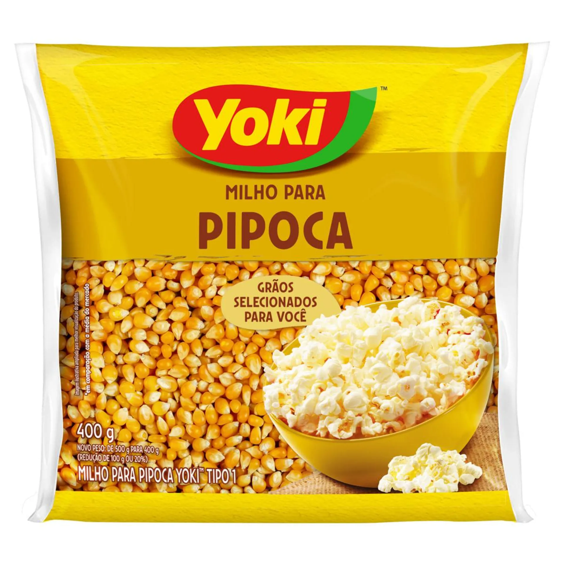 Milho p/ Pipoca Yoki Tipo1 400g