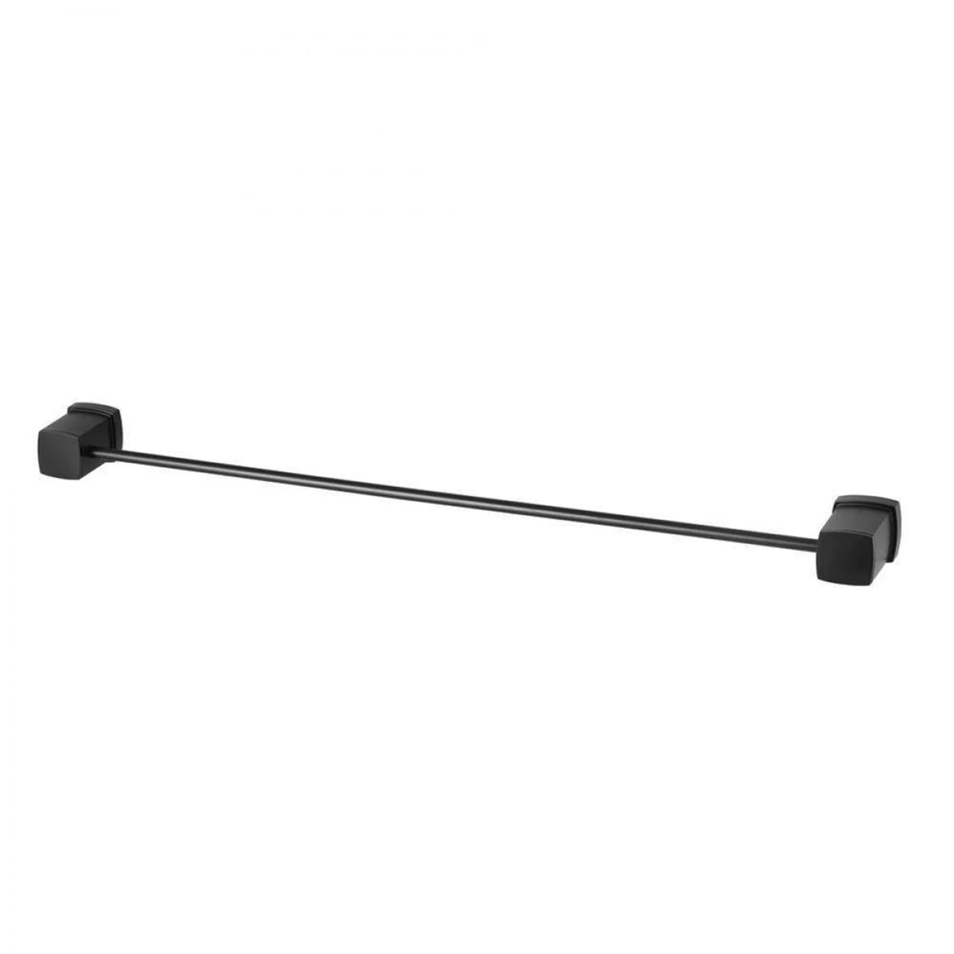 Porta Toalha Linear Longo Block Preto - Meber