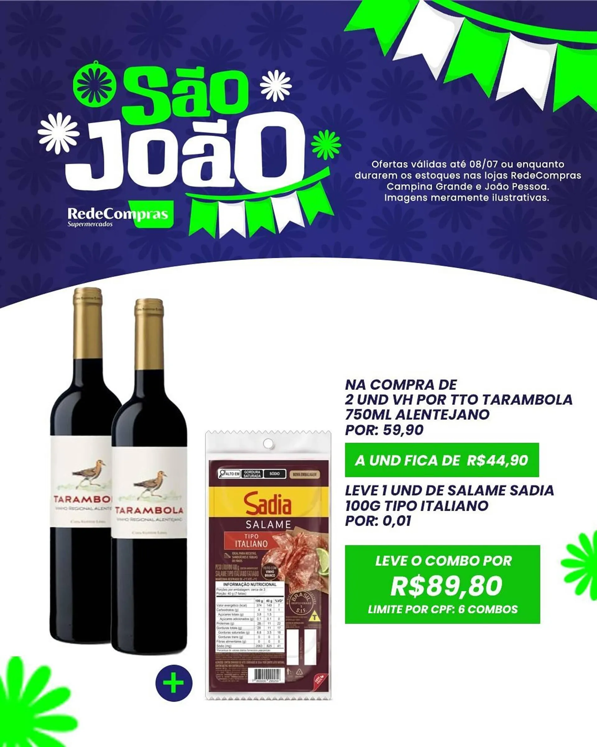 Encarte de Catálogo Rede Compras 5 de julho até 8 de julho 2025 - Pagina 1