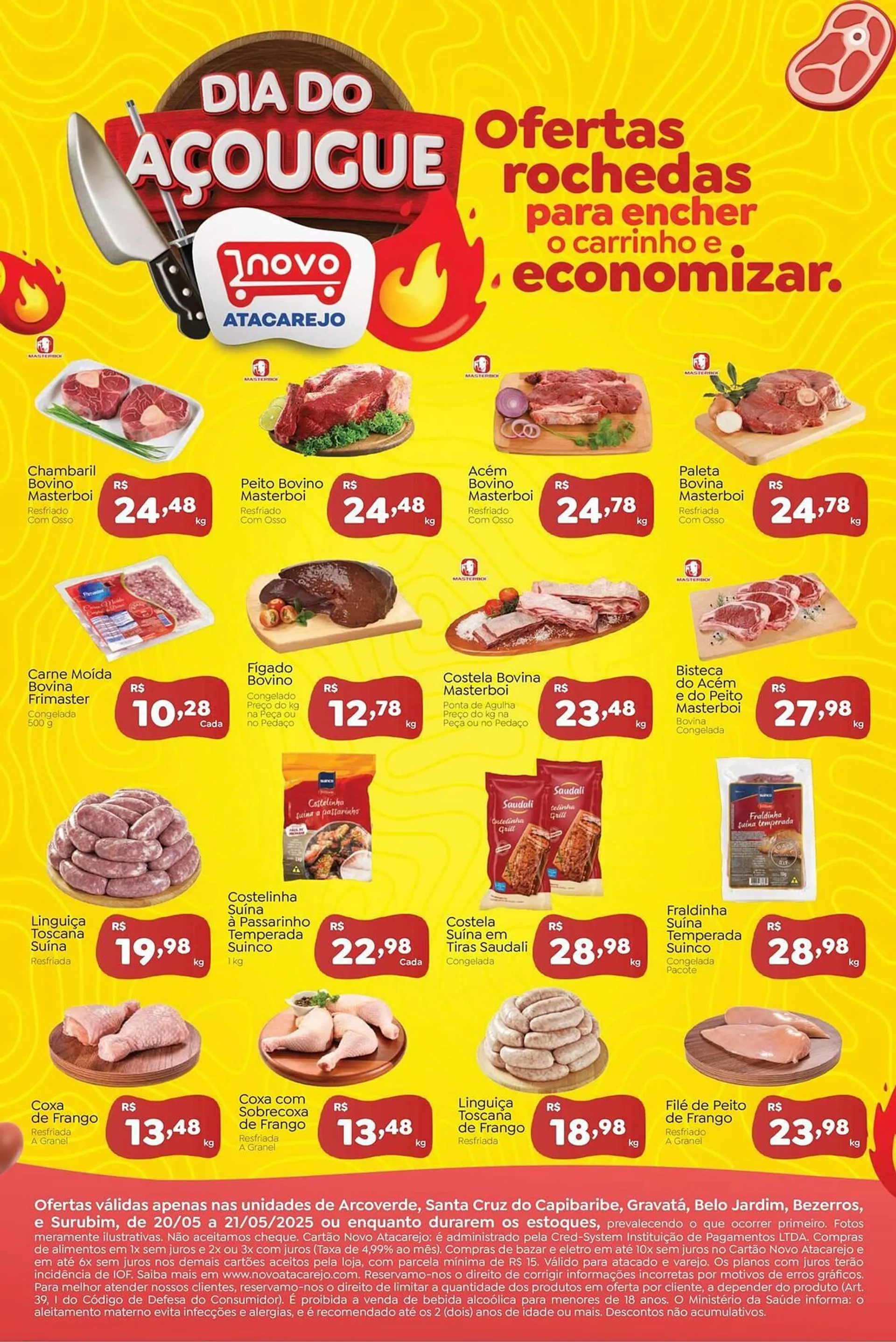 Encarte de Catálogo Novo Atacarejo 20 de maio até 21 de maio 2025 - Pagina 1