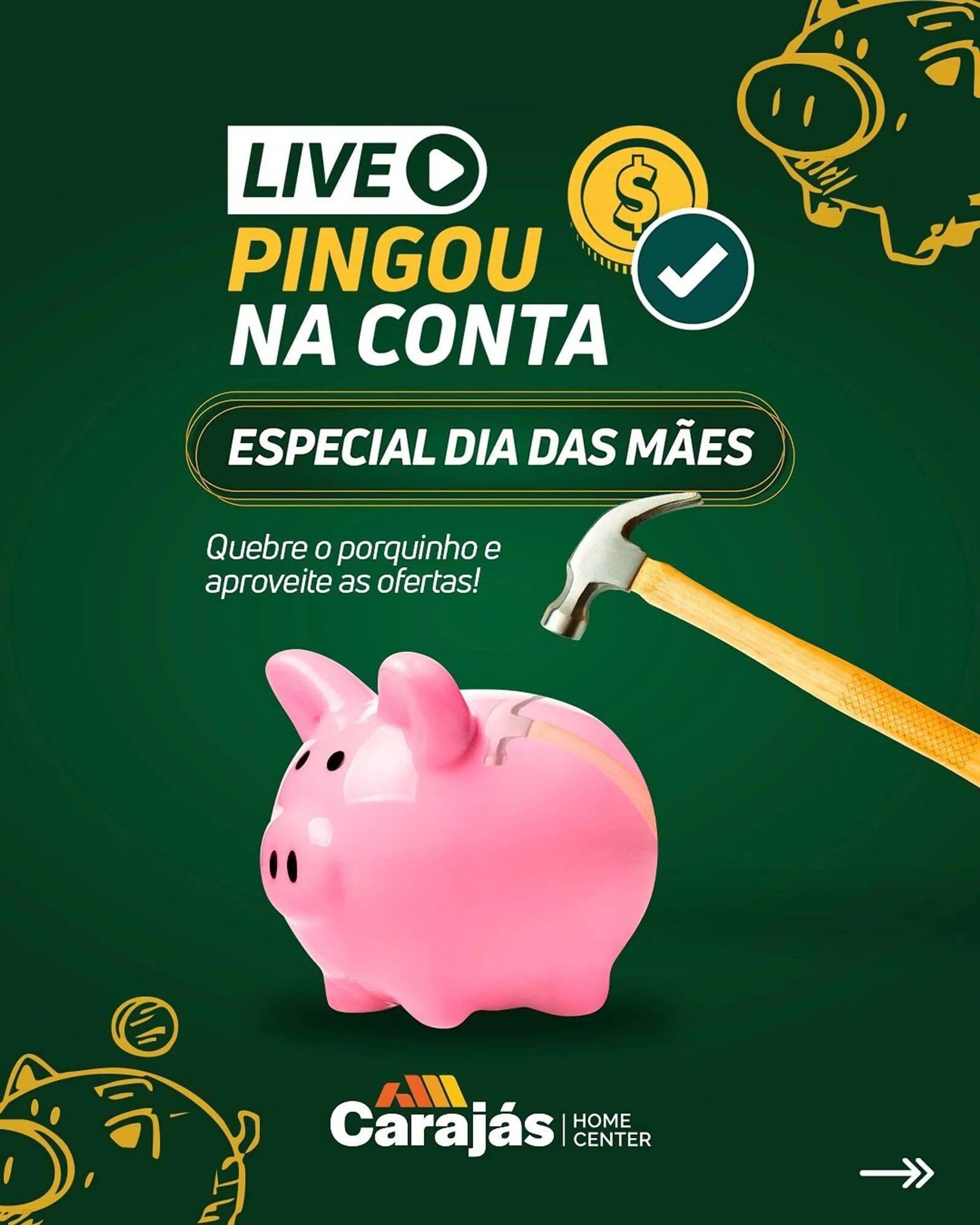 Encarte de Catálogo Carajás 8 de maio até 12 de maio 2025 - Pagina 1