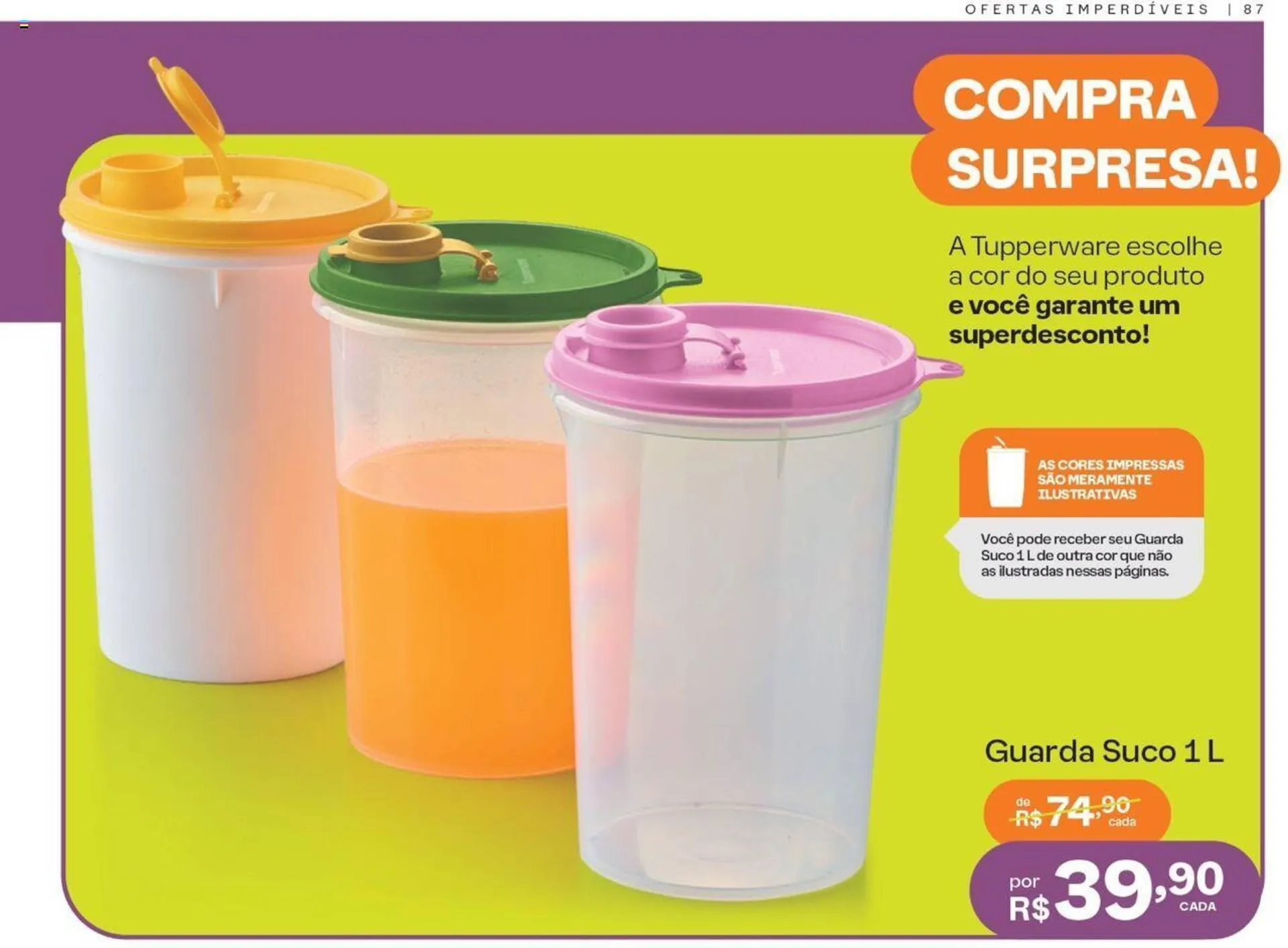 Encarte de Catálogo Tupperware 1 de julho até 31 de julho 2024 - Pagina 88