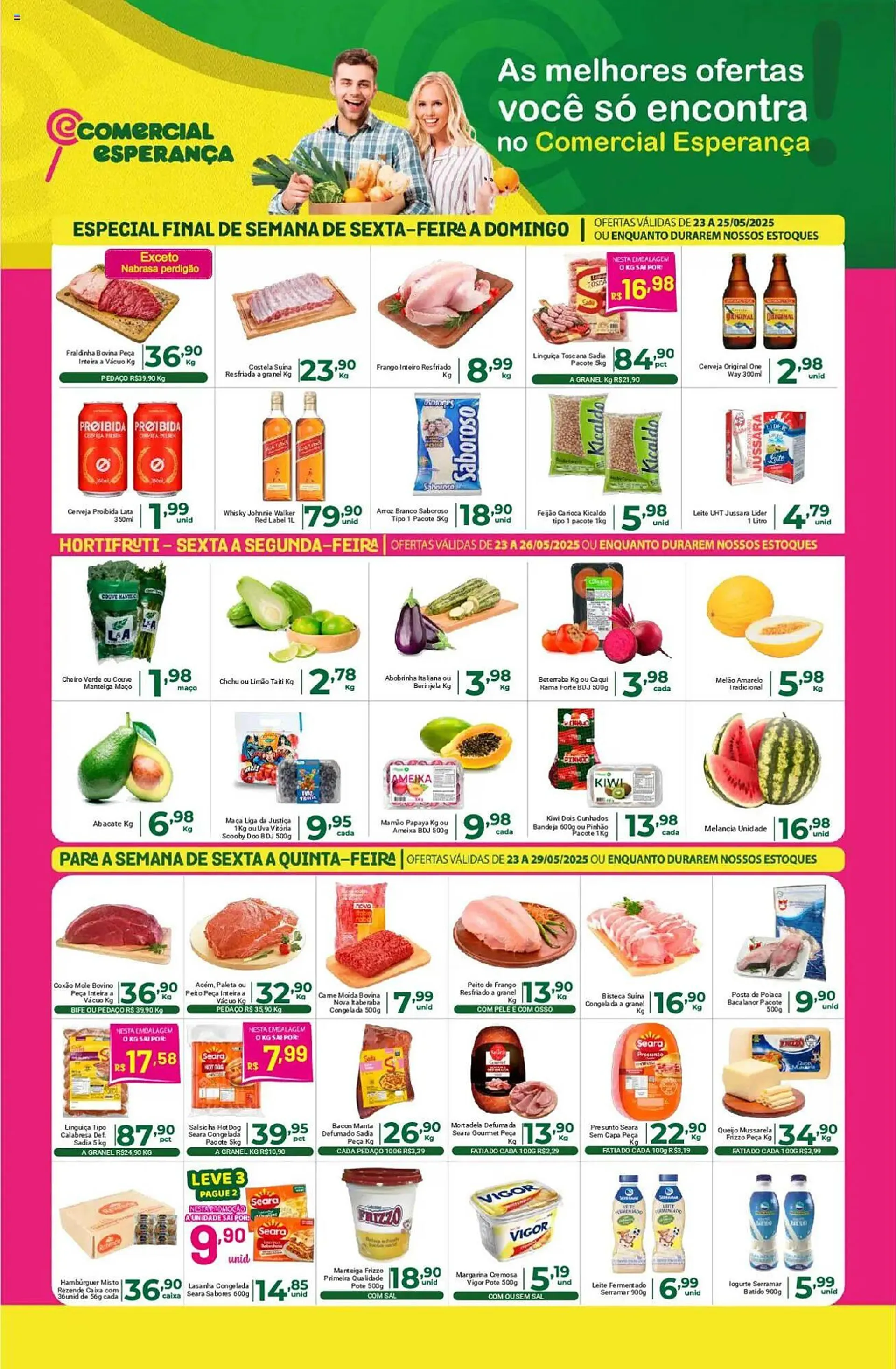 Encarte de Catálogo Comercial Esperança 23 de maio até 30 de maio 2025 - Pagina 1