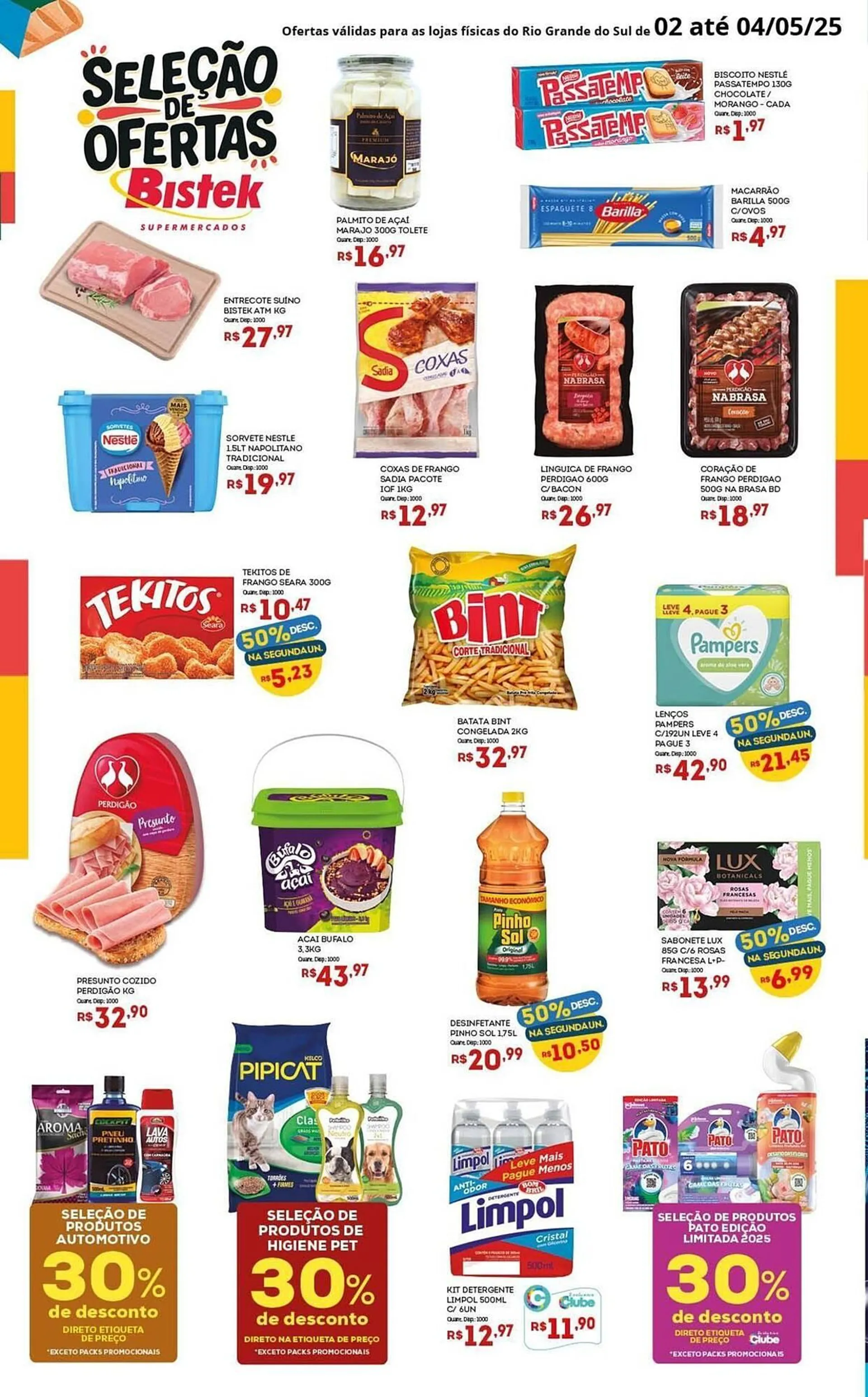 Encarte de Catálogo Bistek Supermercados 2 de maio até 4 de maio 2025 - Pagina 2