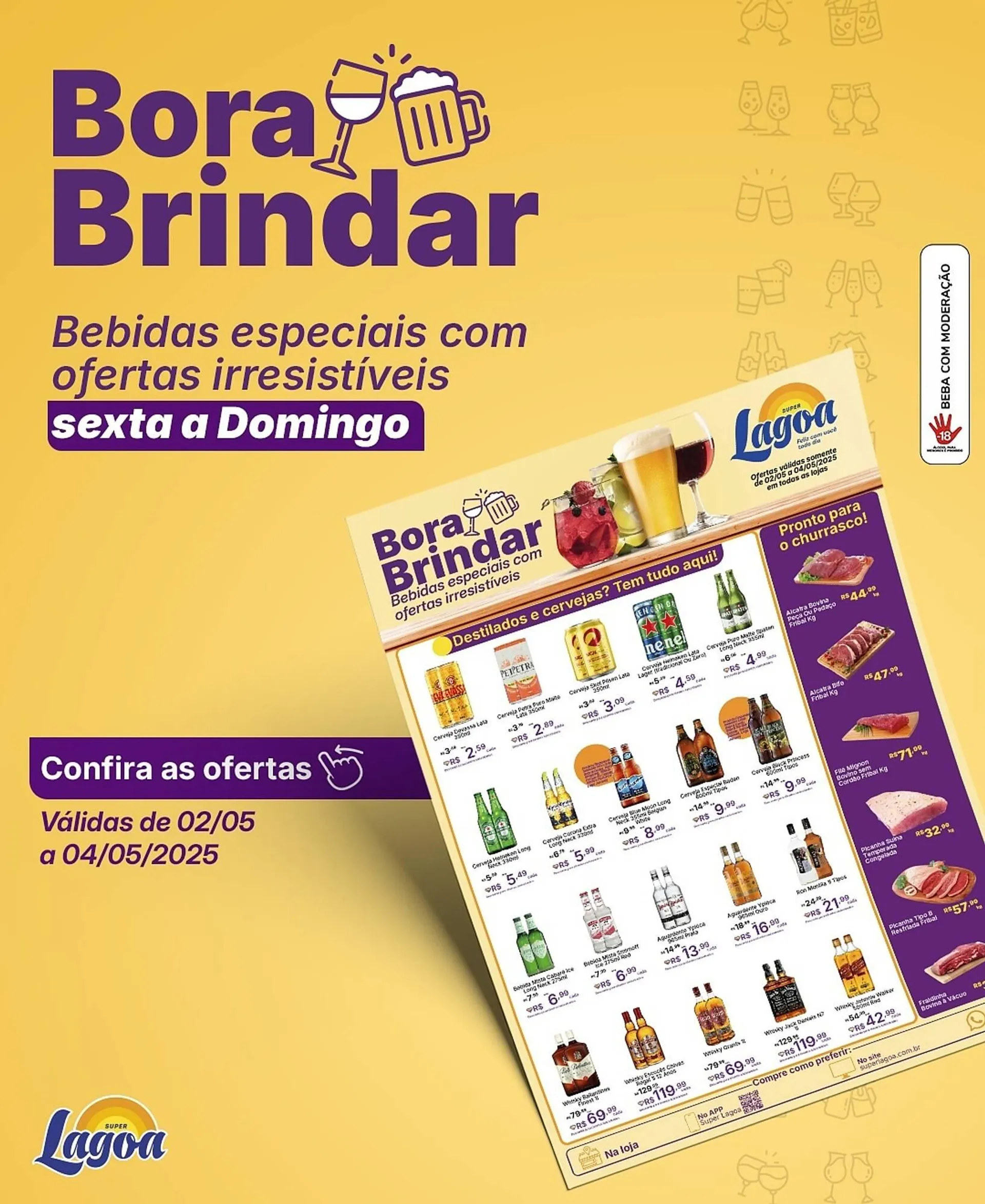 Encarte de Catálogo Super Lagoa 1 de maio até 4 de maio 2025 - Pagina 1