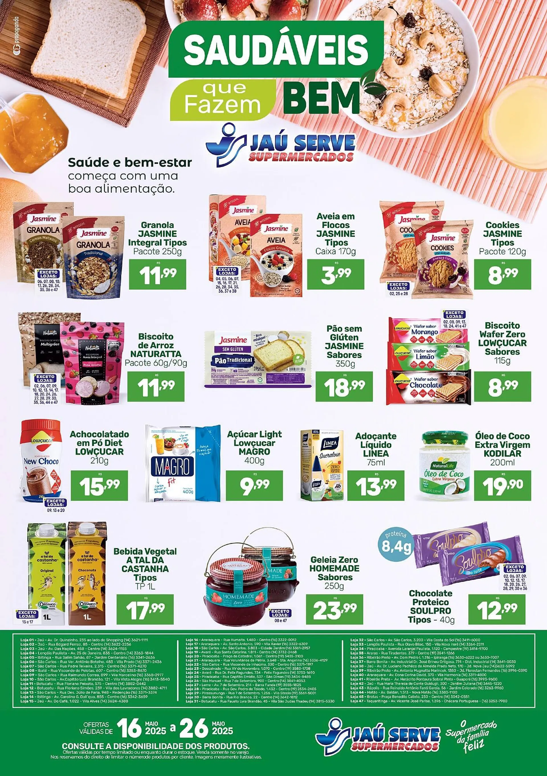 Catálogo Supermercados Jau Serve - 1