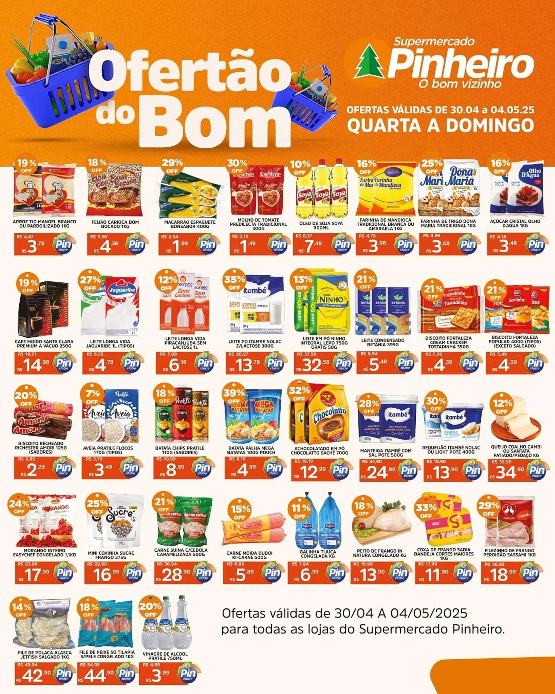 Encarte de Catálogo Pinheiro Supermercado 30 de abril até 4 de maio 2025 - Pagina 2