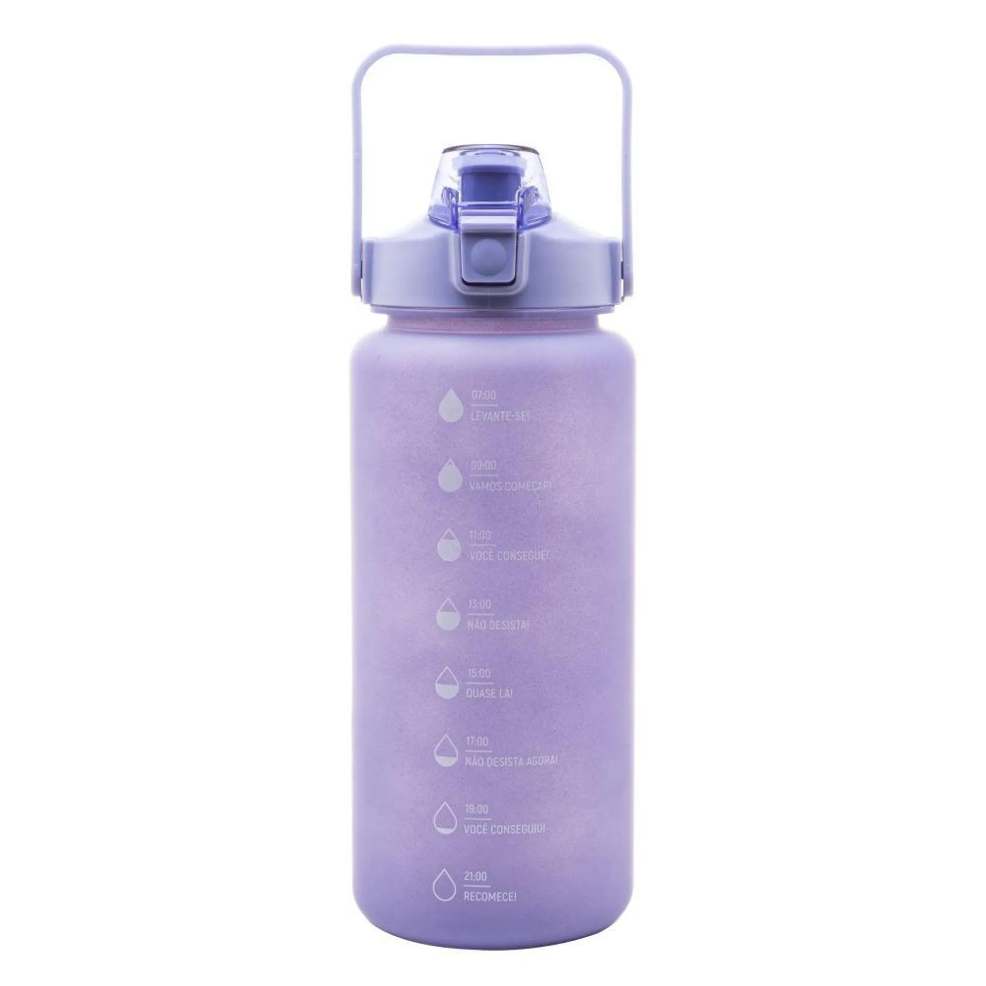 Garrafa Squeeze Com Marcadores Lyor 2 Litros - ROXO