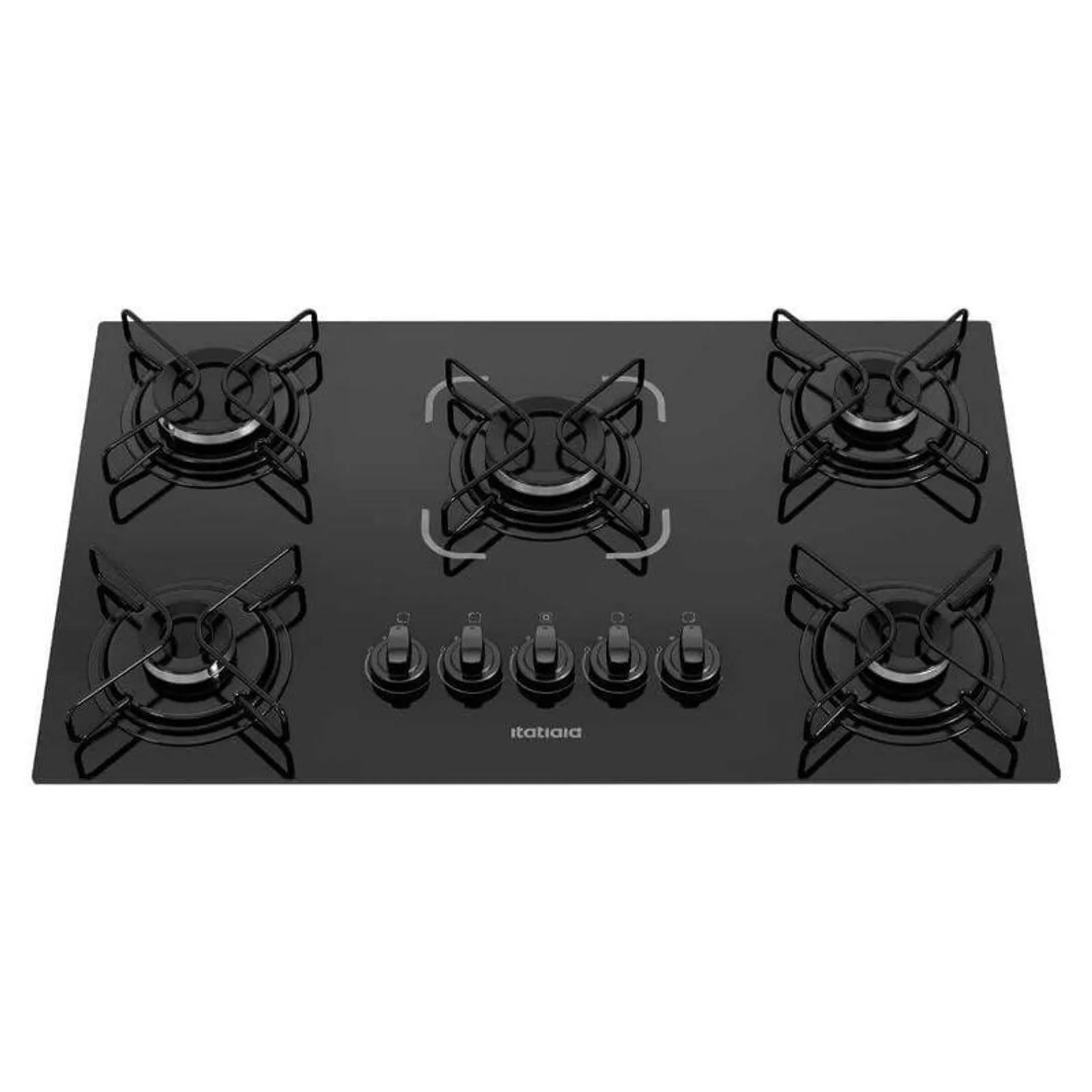 Cooktop Itatiaia 5 bocas Essencial Superautomático Preto - Bivolt Bivolt