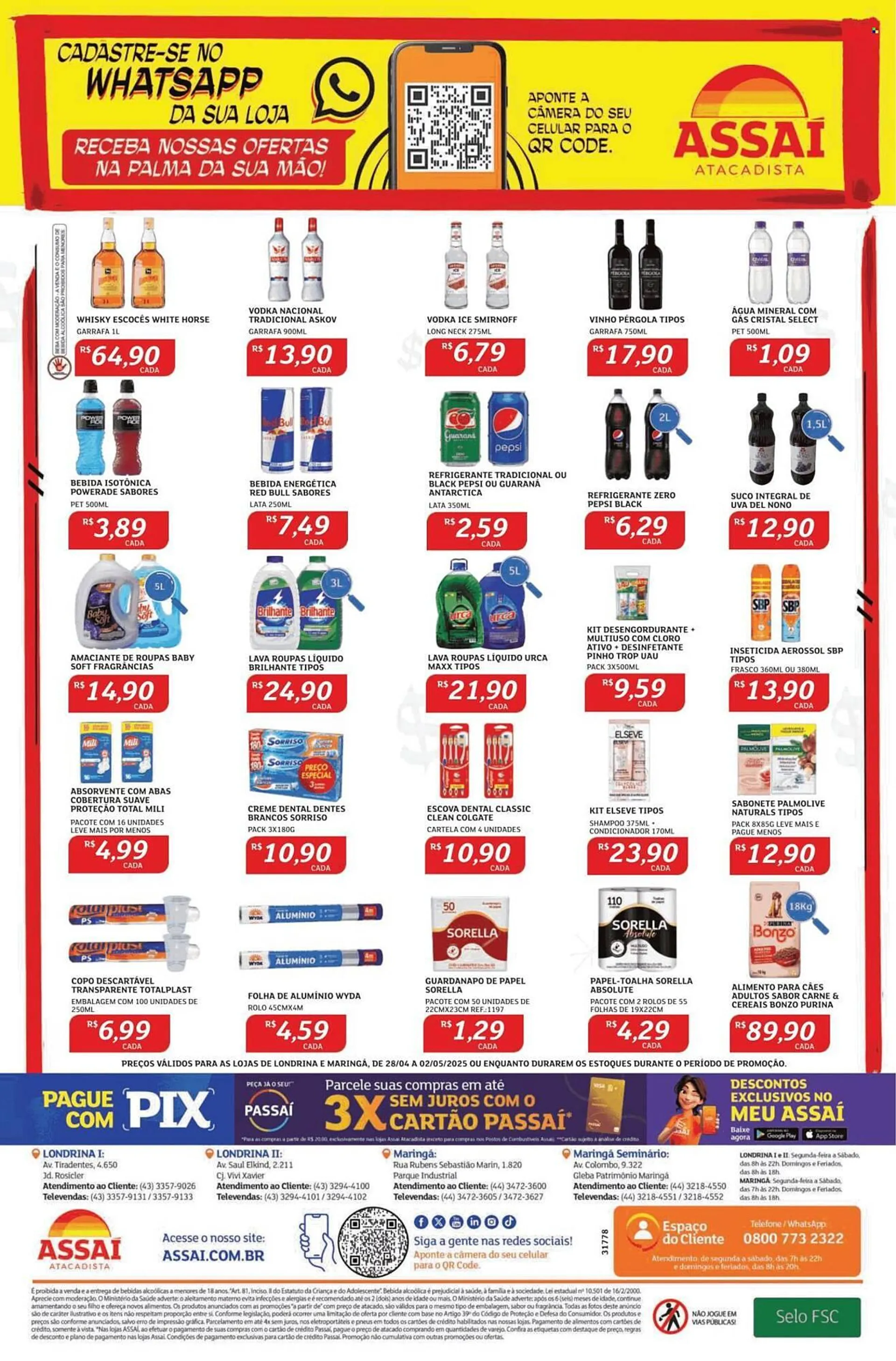 Encarte de Catálogo Assaí Atacadista 30 de abril até 2 de maio 2025 - Pagina 2