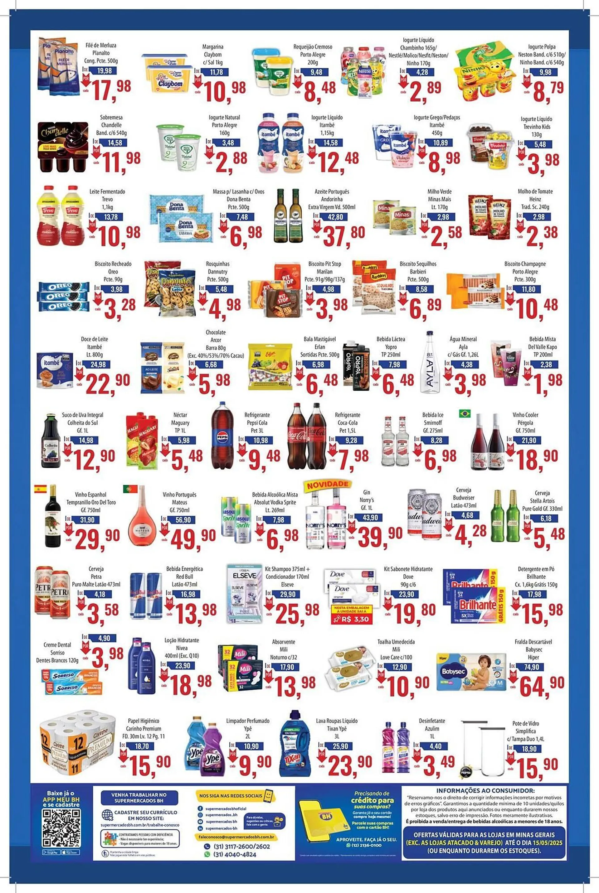 Encarte de Catálogo Supermercados BH 5 de maio até 15 de maio 2025 - Pagina 2