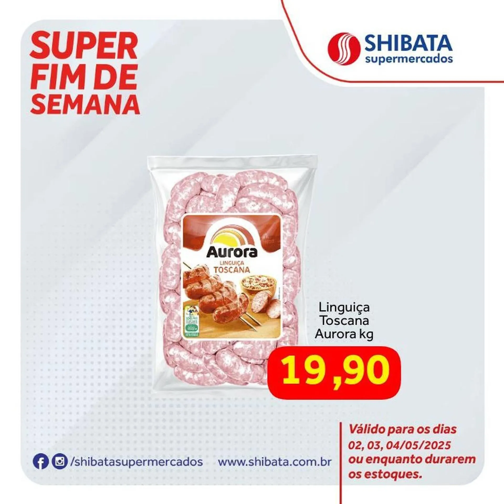Encarte de Catálogo Shibata Supermercados 2 de maio até 4 de maio 2025 - Pagina 1