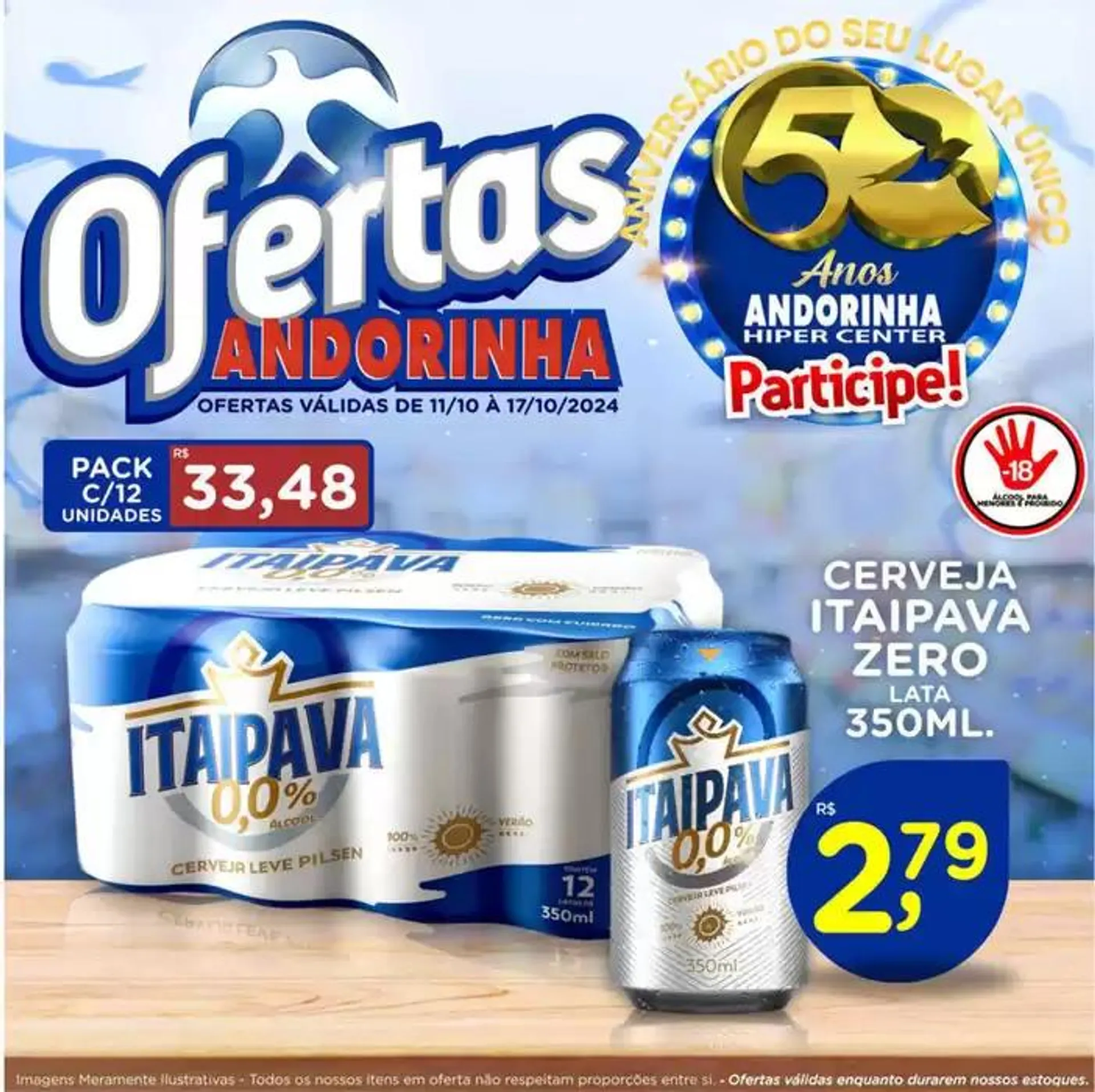 Encarte de Andorinha Hipermercado OFERTAS 11 de outubro até 17 de outubro 2024 - Pagina 15