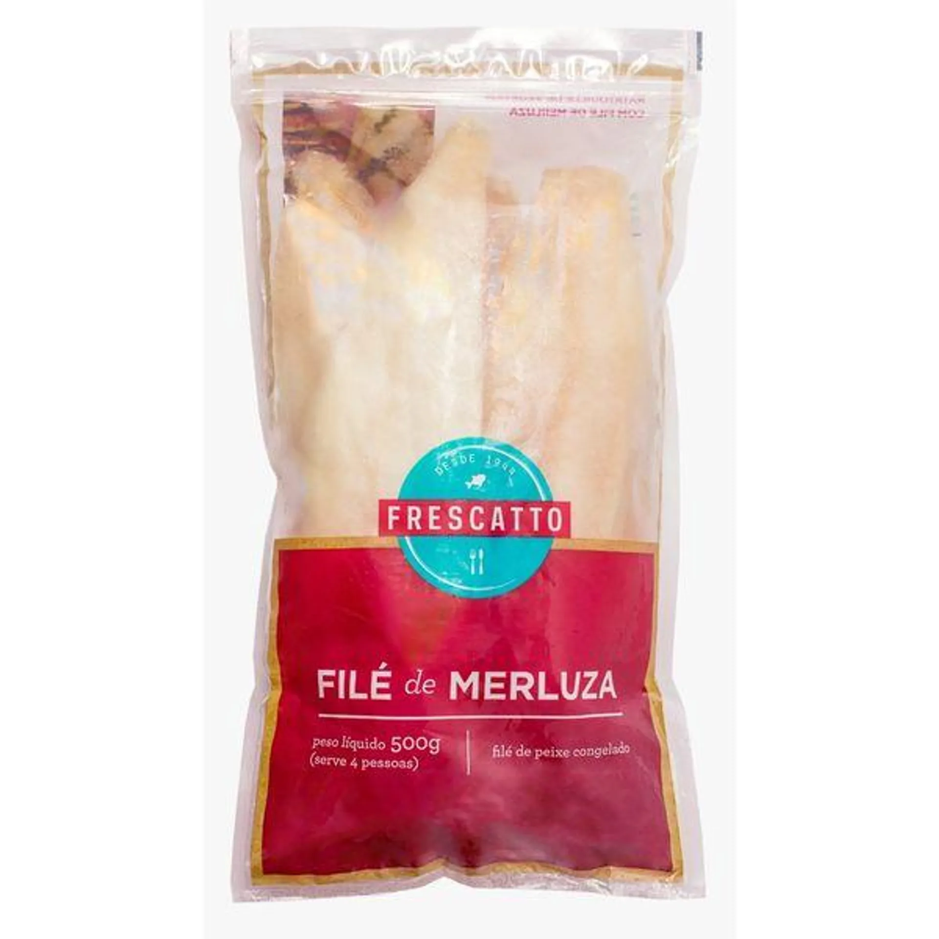 Peixe File de Merluza Congelado Frescatto 500g