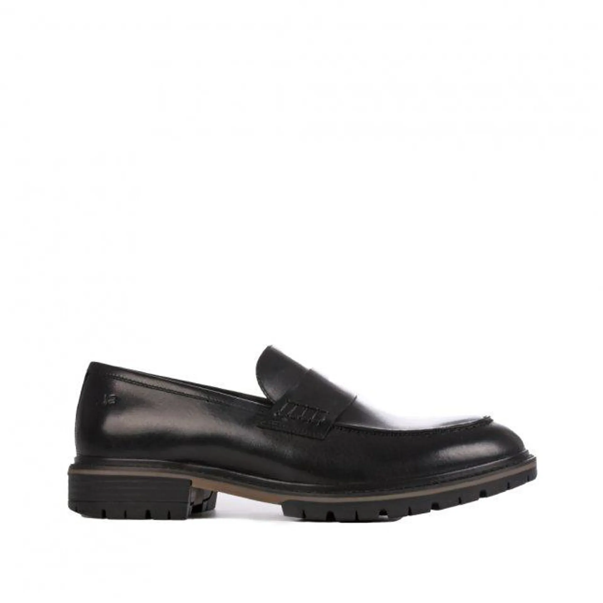 Loafer Masculino Preto Couro