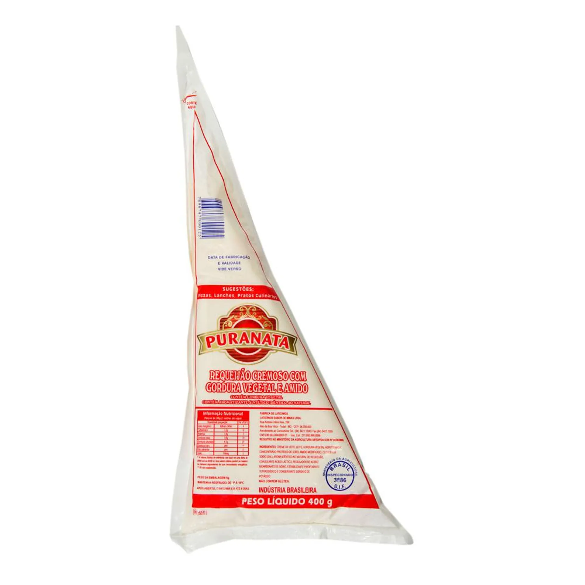Requeijao Puranata 400g Bisnaga