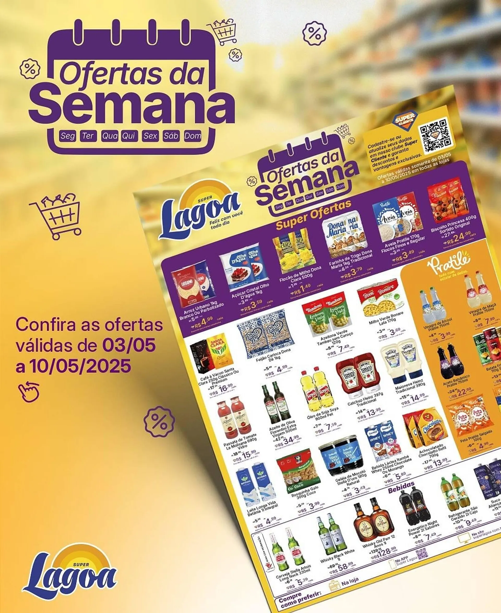 Encarte de Catálogo Super Lagoa 3 de maio até 10 de maio 2025 - Pagina 1