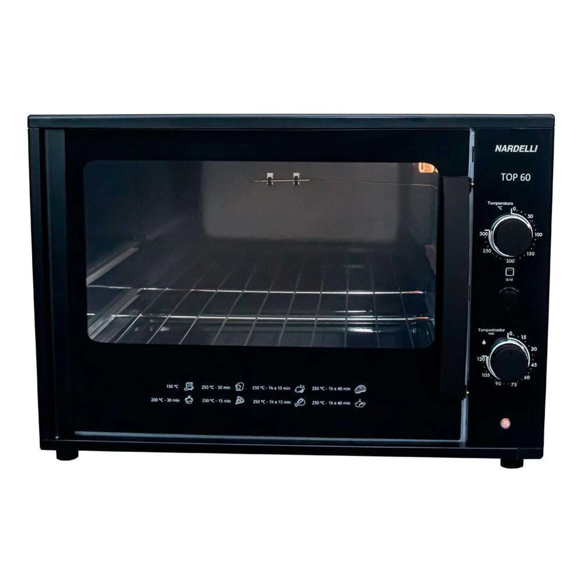 Forno Elétrico Top60 com 60 Litros e Grill Nardelli