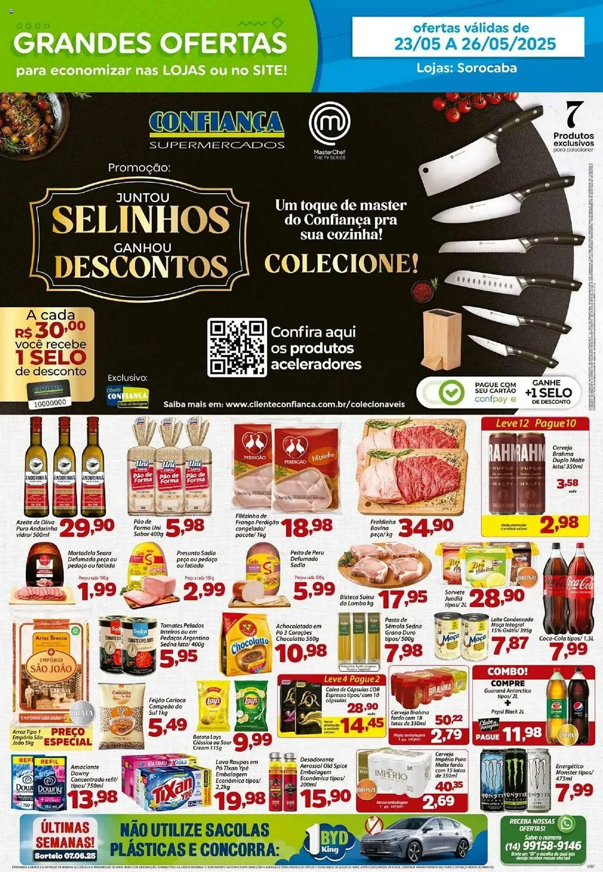 Encarte de Catálogo Confiança Supermercados 23 de maio até 26 de maio 2025 - Pagina 1