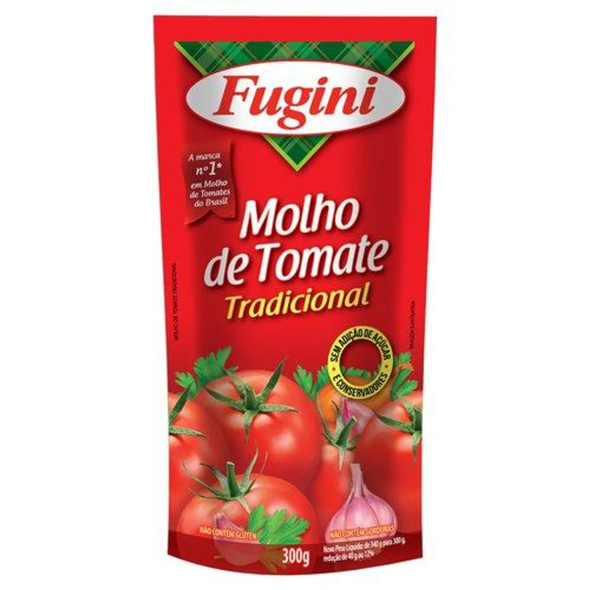 Molho De Tomate Tradicional Fugini 340G